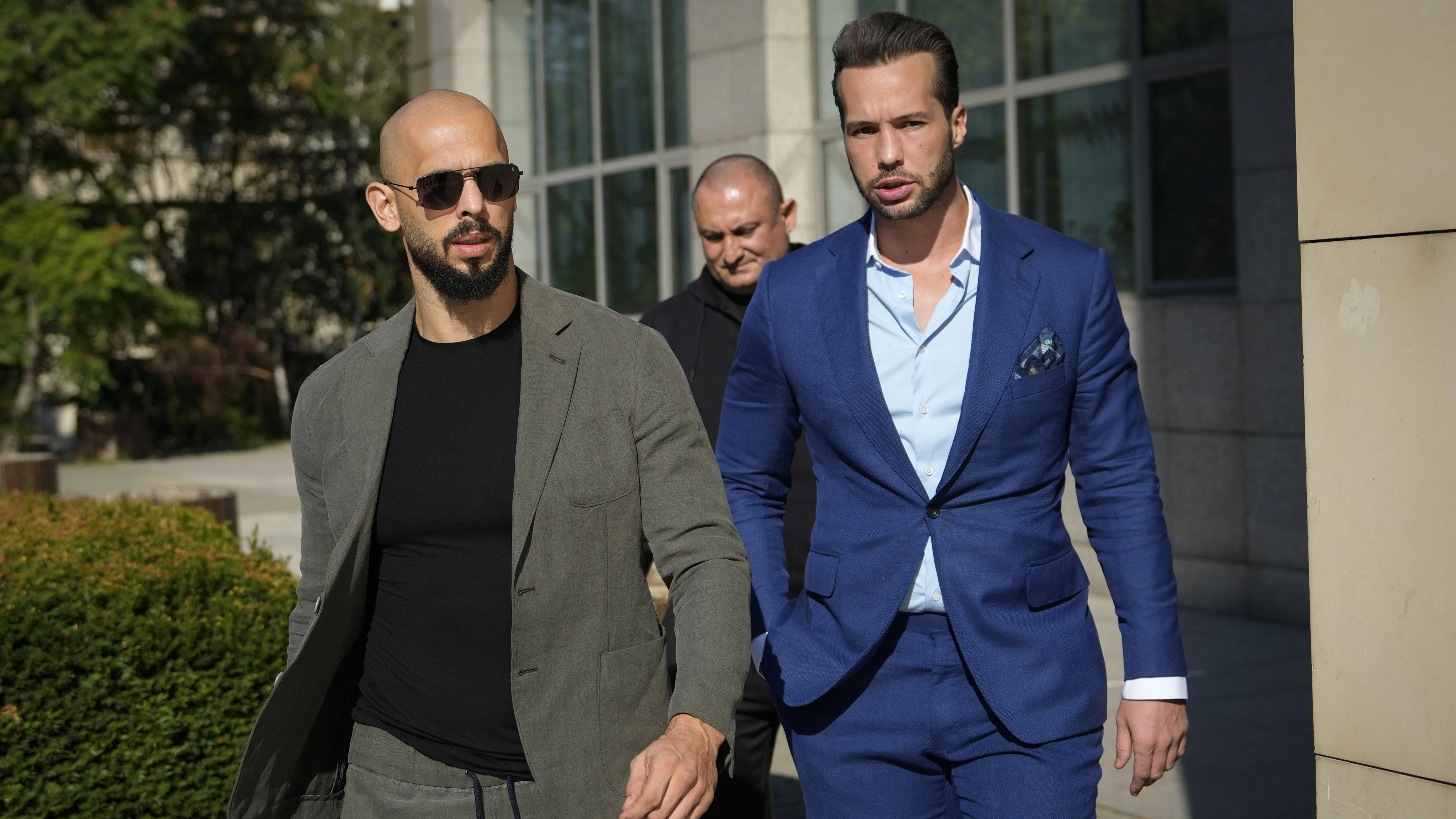 Andrew und Tristan Tate wurden am Samstag in Miami festgenommen.