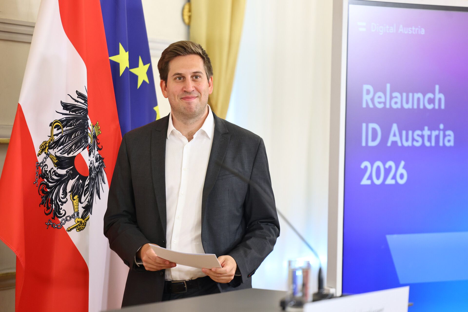 VP-Digitalisierungsstaatssekretär Pröll baut die ID Austria aus – doch die Bevölkerung ist laut Umfrage unzufrieden.