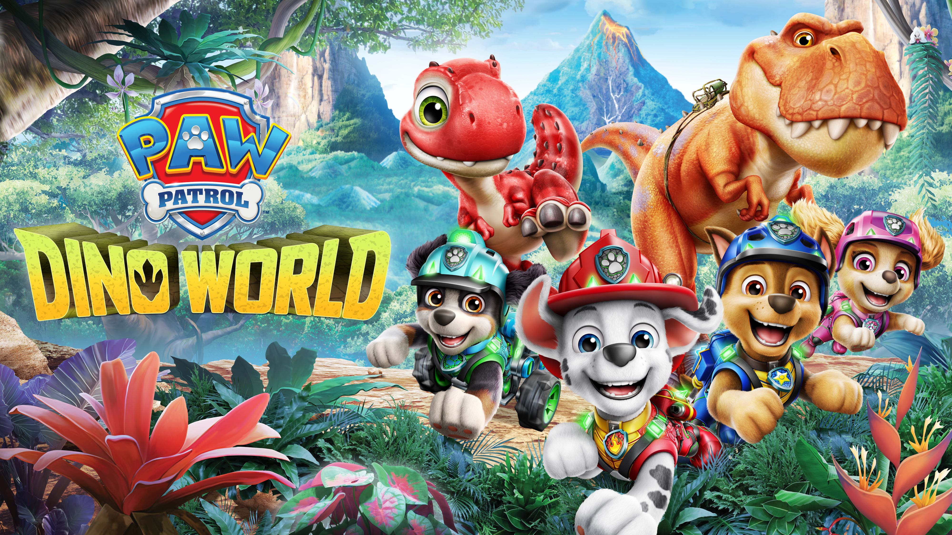 Chase, Marshall und ihre Freunde bekommen eine neue Aufgabe: In der Dinowelt warten Rettungen, Rätsel und Dinosaurier.