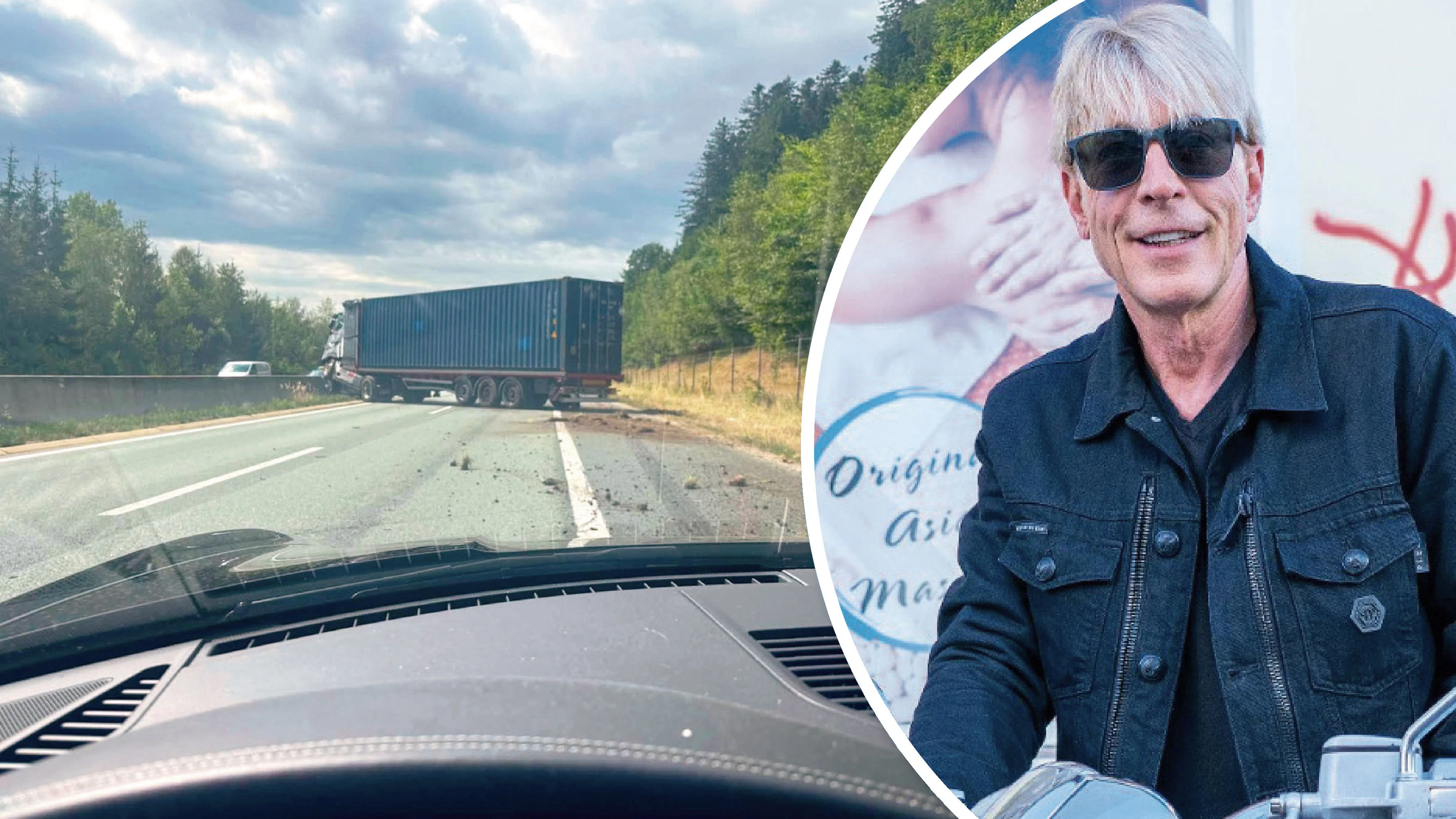 Heute.at - Lkw auf A2 außer Kontrolle – ATV-Star hatte Schutzengel