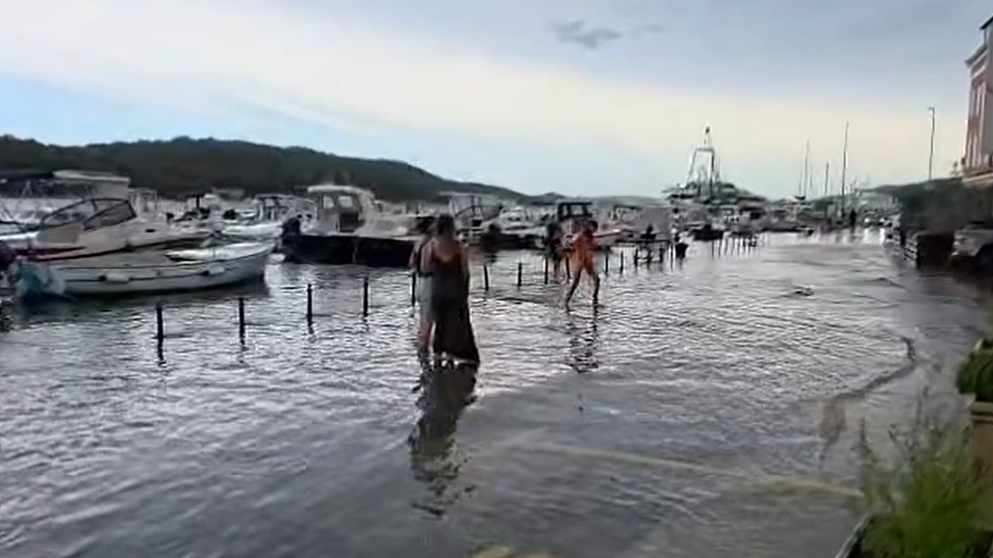 Meteotsunami in Kroatien