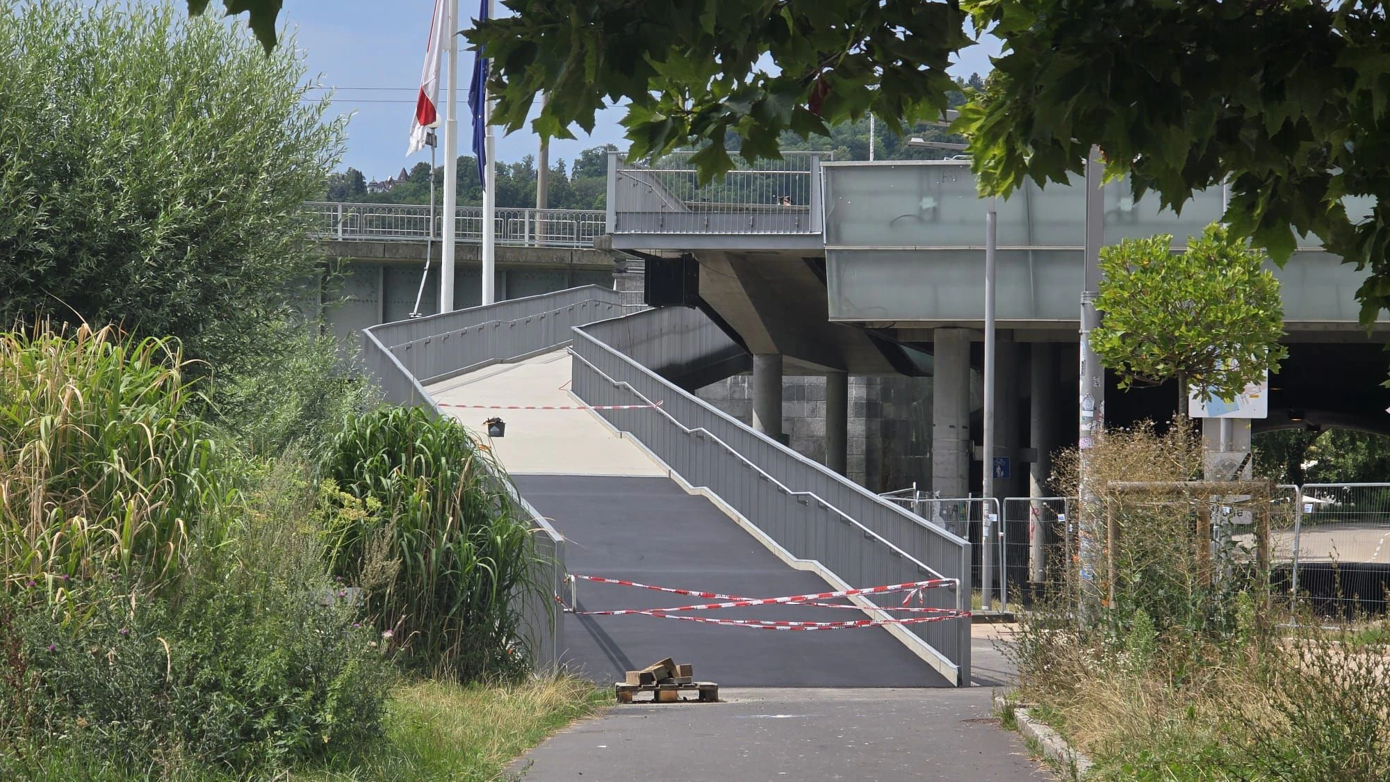 Hier haben Radfahrer und Fußgänger jetzt mehr Platz.