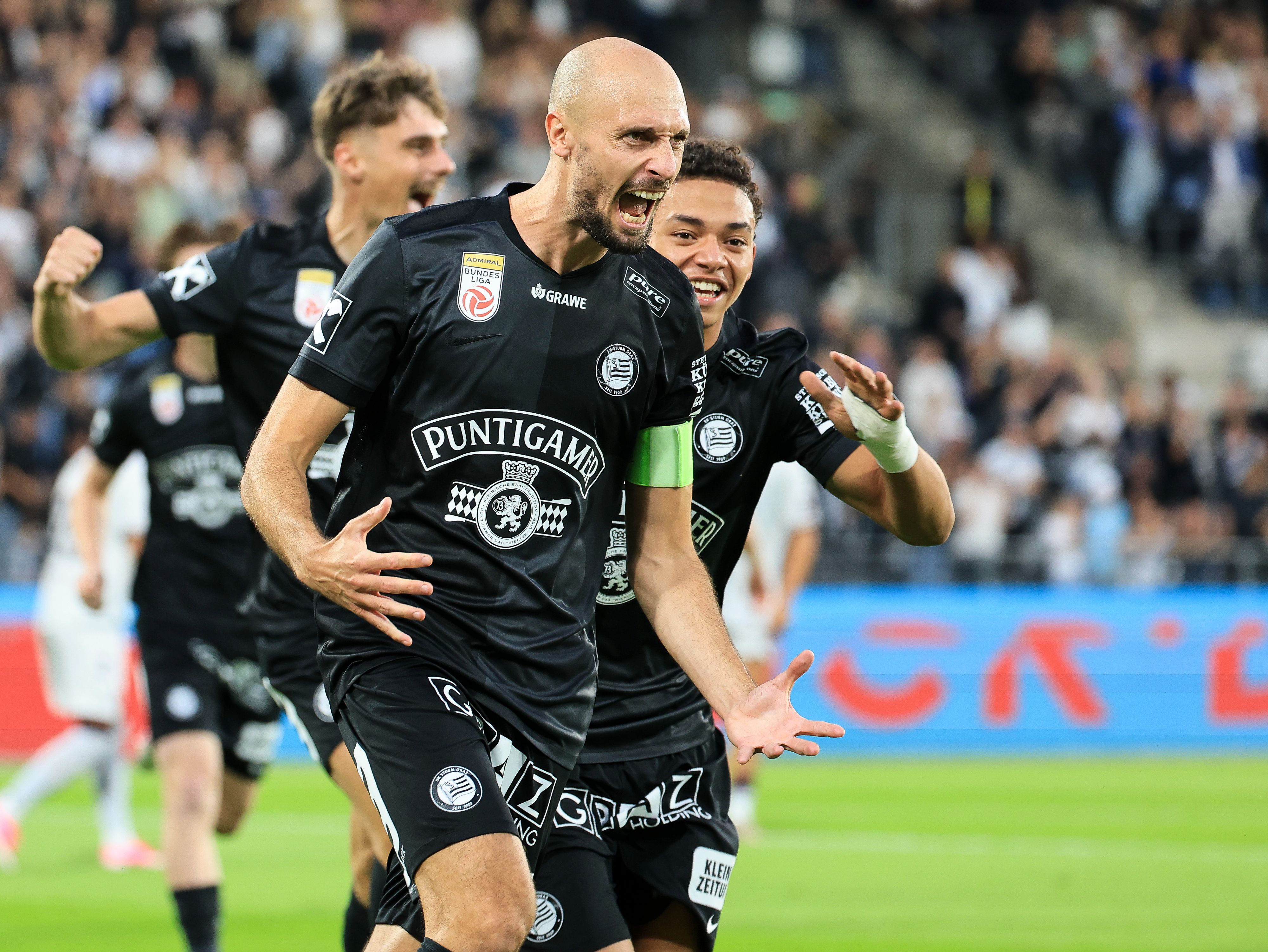 Heute.at - Sturm Graz schlägt Hearts in der CL-Quali deutlich