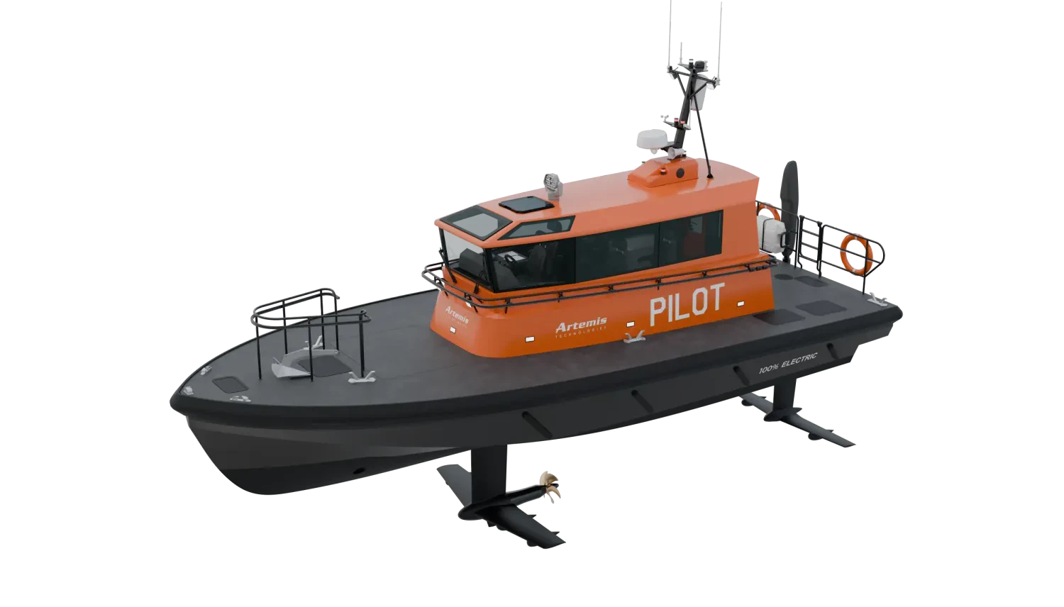 Heute.at - E-Boot schwebt auf Tragflächen übers Wasser