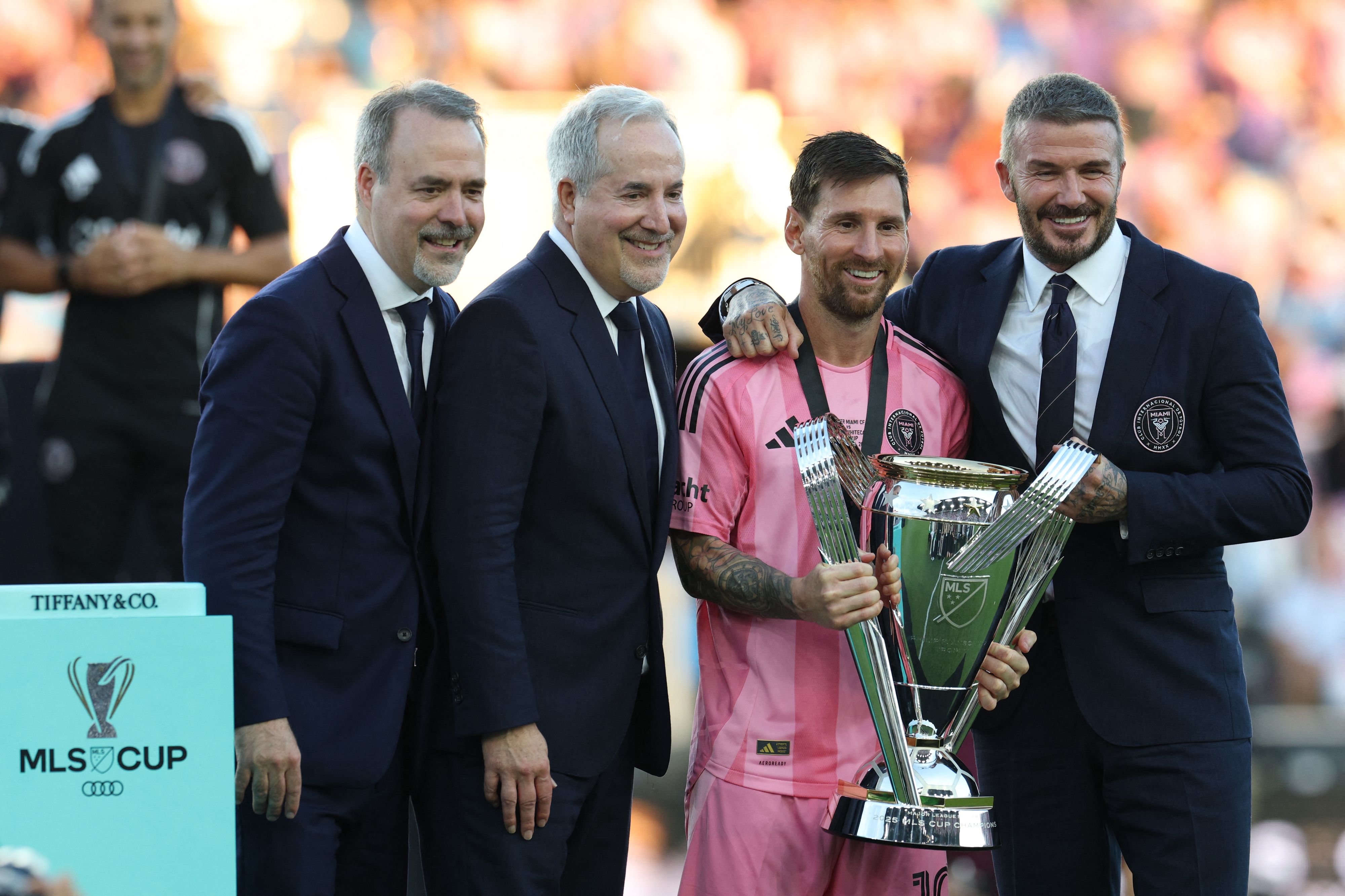 Lionel Messi und David Beckham