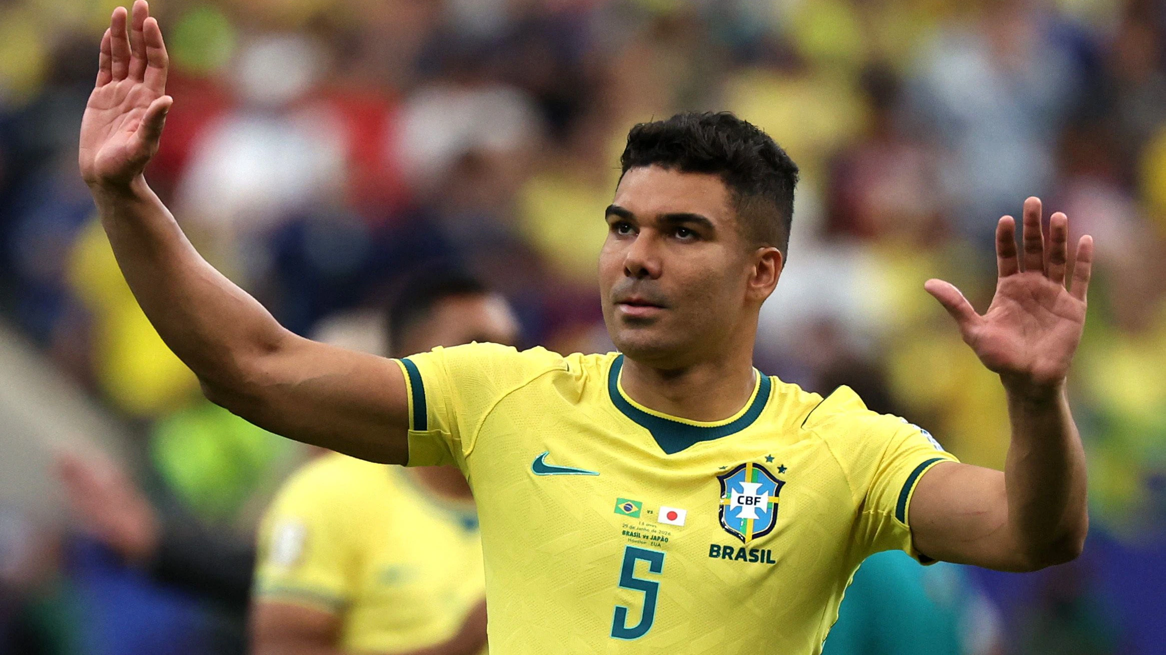Casemiro bei der WM 2026 im Brasilien-Trikot.
