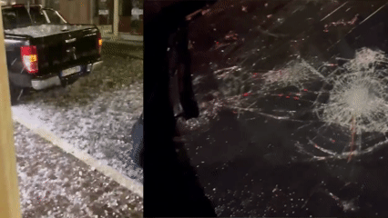Heute.at - Wie Bombenangriff – Hagel bis 15 cm verwüstet Italien