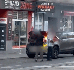 Heute.at - Fahrender Rover fing Feuer, Wiener konnte kaum bremsen