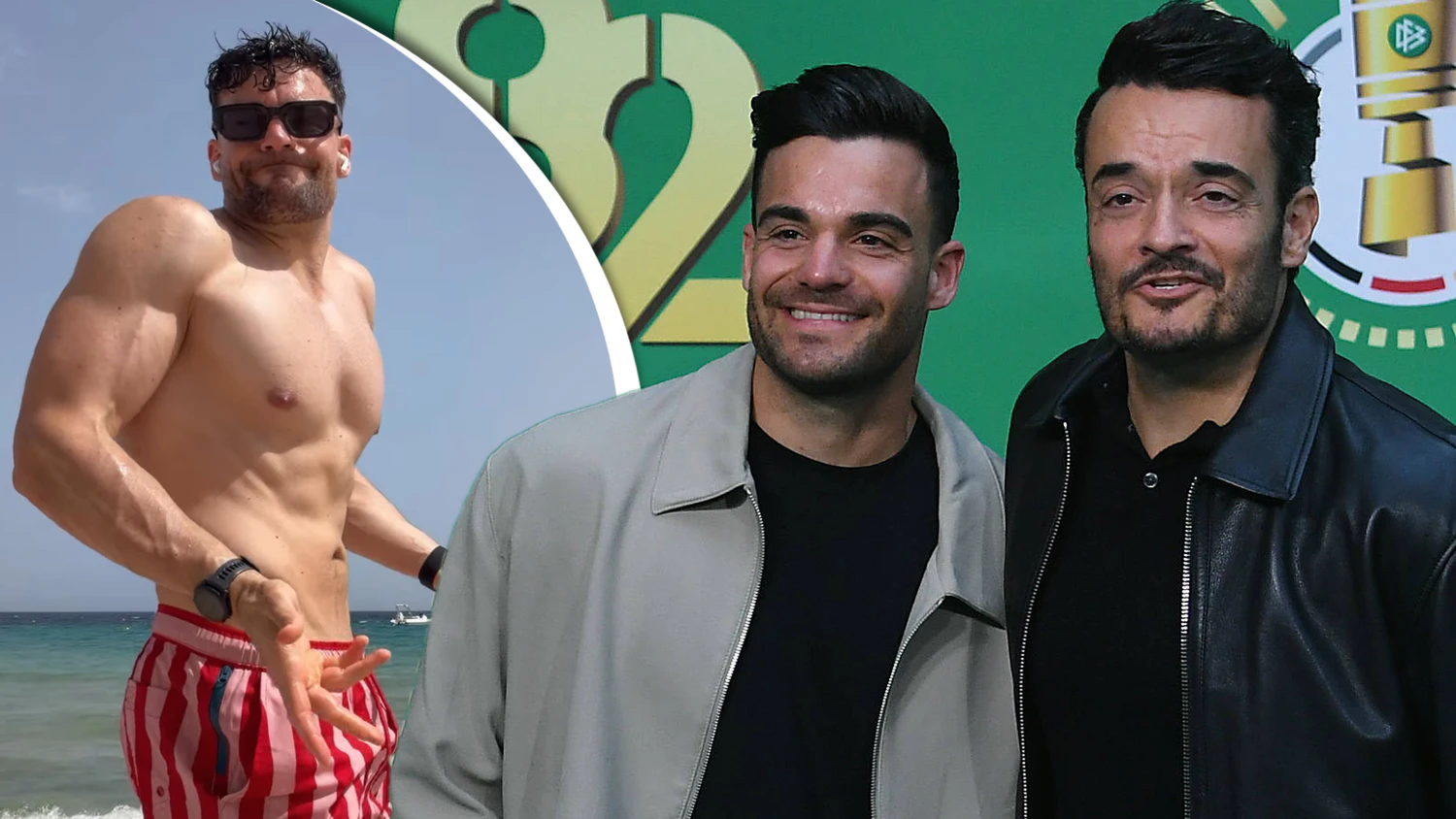 Giovannis Bruder Stefano Zarrella macht in der Badehose eine gute Figur.