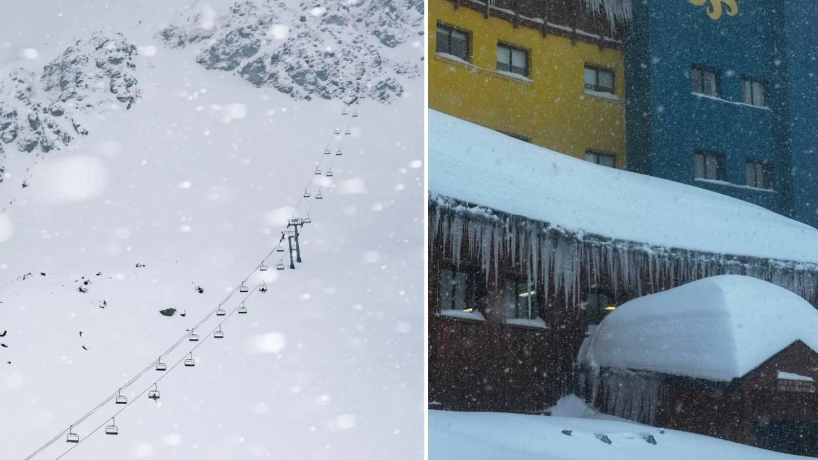 Heute.at - 3 Meter! Skigebiet versinkt im Schnee