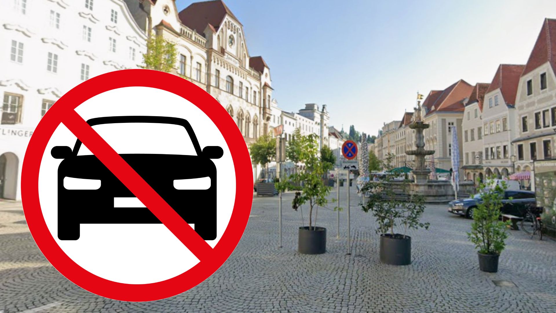 Am Steyrer Stadtplatz sollen künftig weniger Autos fahren.