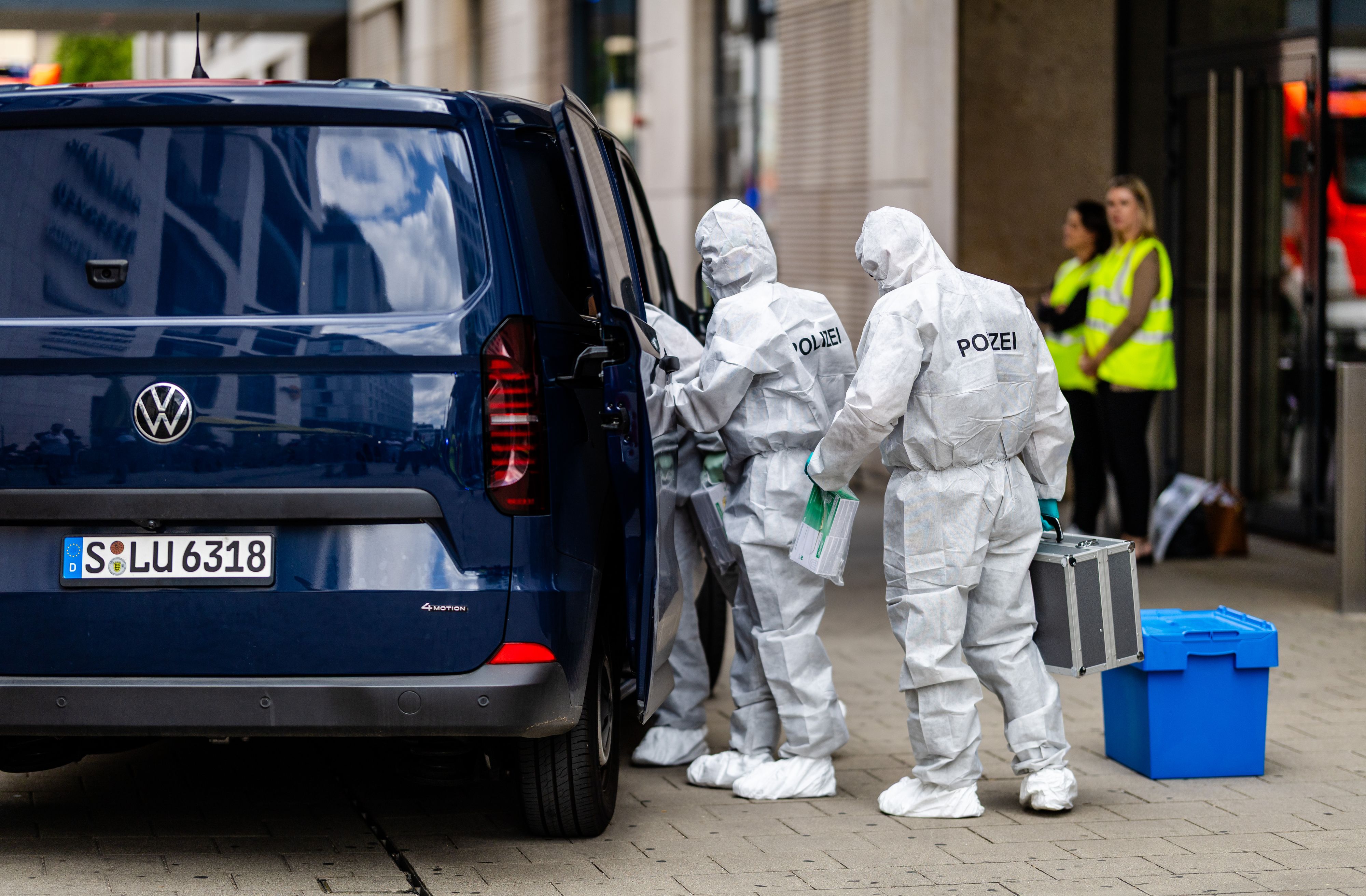 Beamte der Spurensicherung waren im Einsatz.