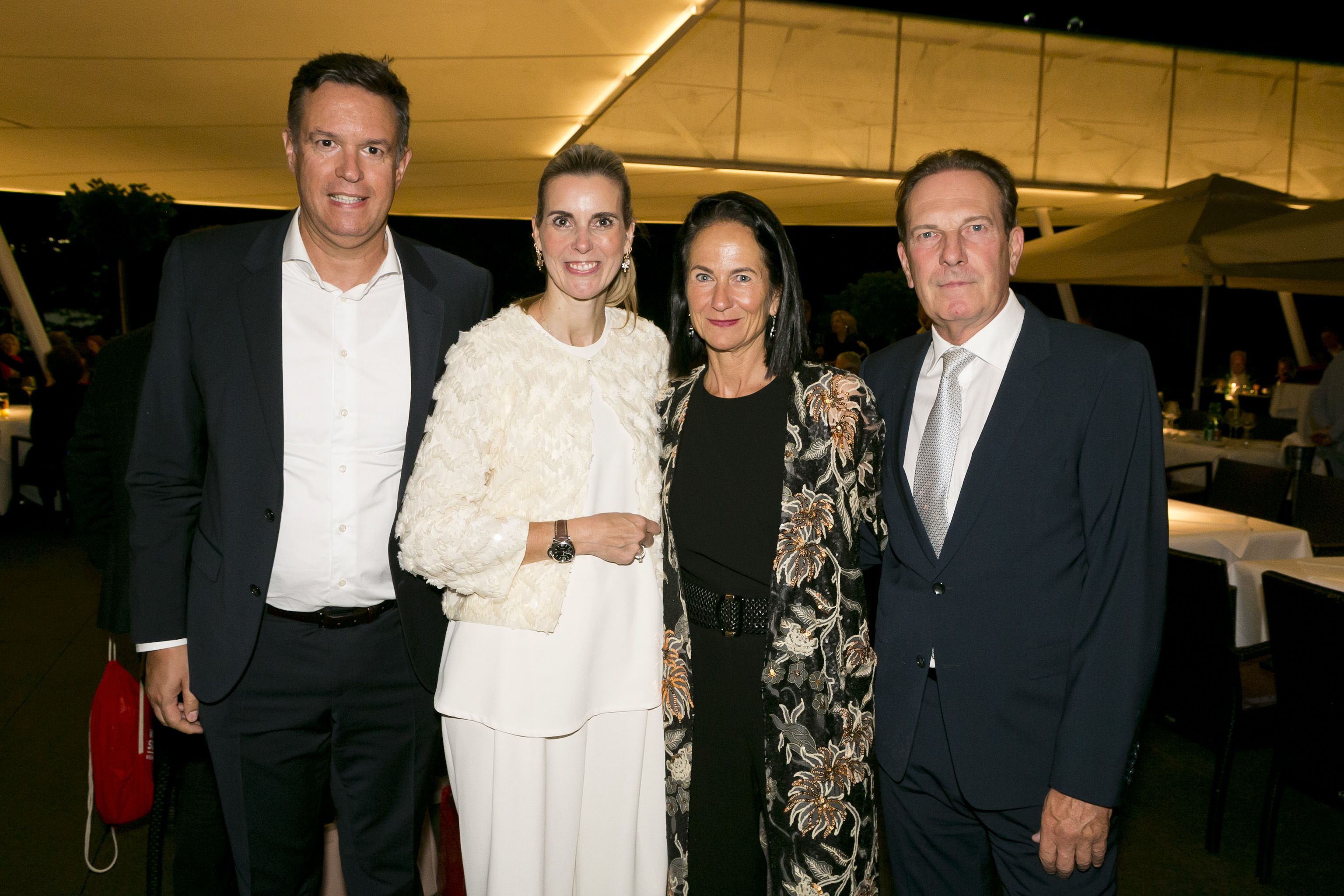 Sonja Brandtmayer (Stellvertreterin des Vorstandsvorsitzende der WIENER STÄDTISCHE Versicherung) mit ihrem Ehemann Daniel Brandtmayer, Elvira Franta und 