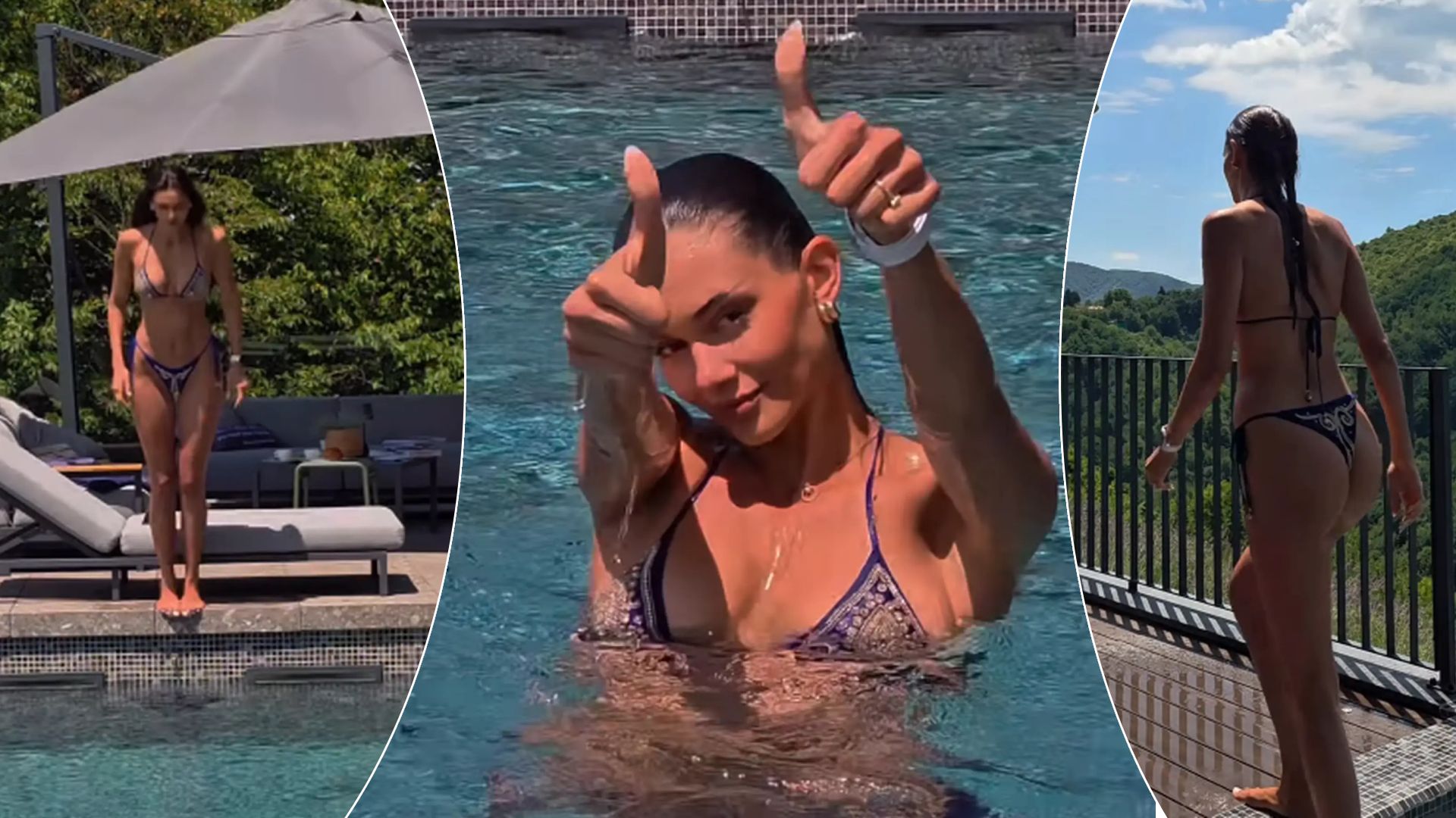Laura Gnjatović lässt es sich gut gehen. 