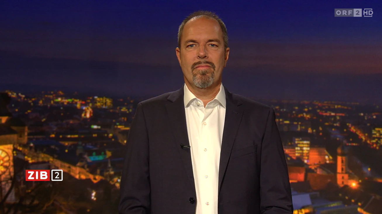 Jürgen Roth von der Wirtschaftskammer am Donnerstagabend in der ZiB-2. 