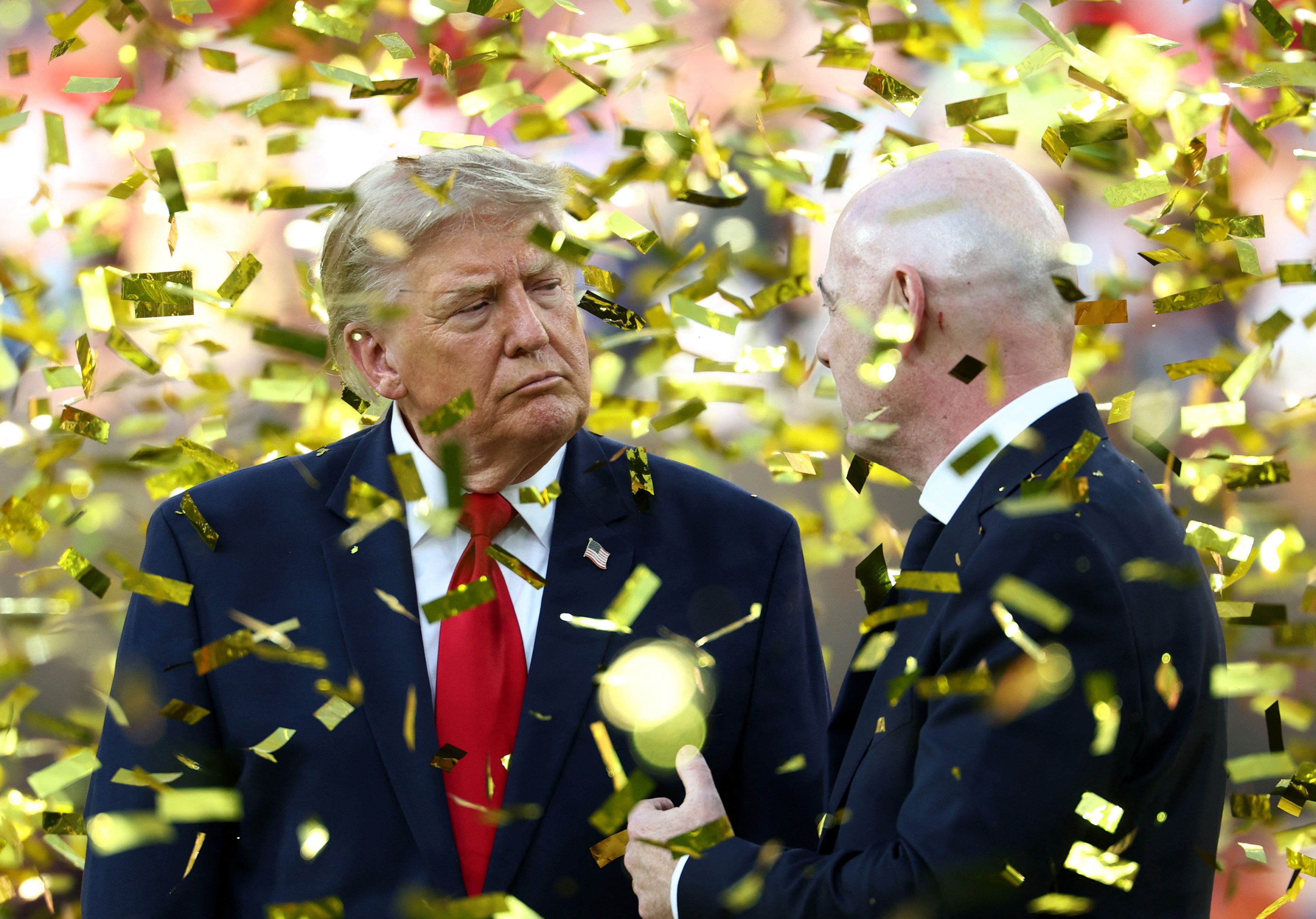 US-Präsident Donald Trump und FIFA-Verbandsboss Gianni Infantino. 