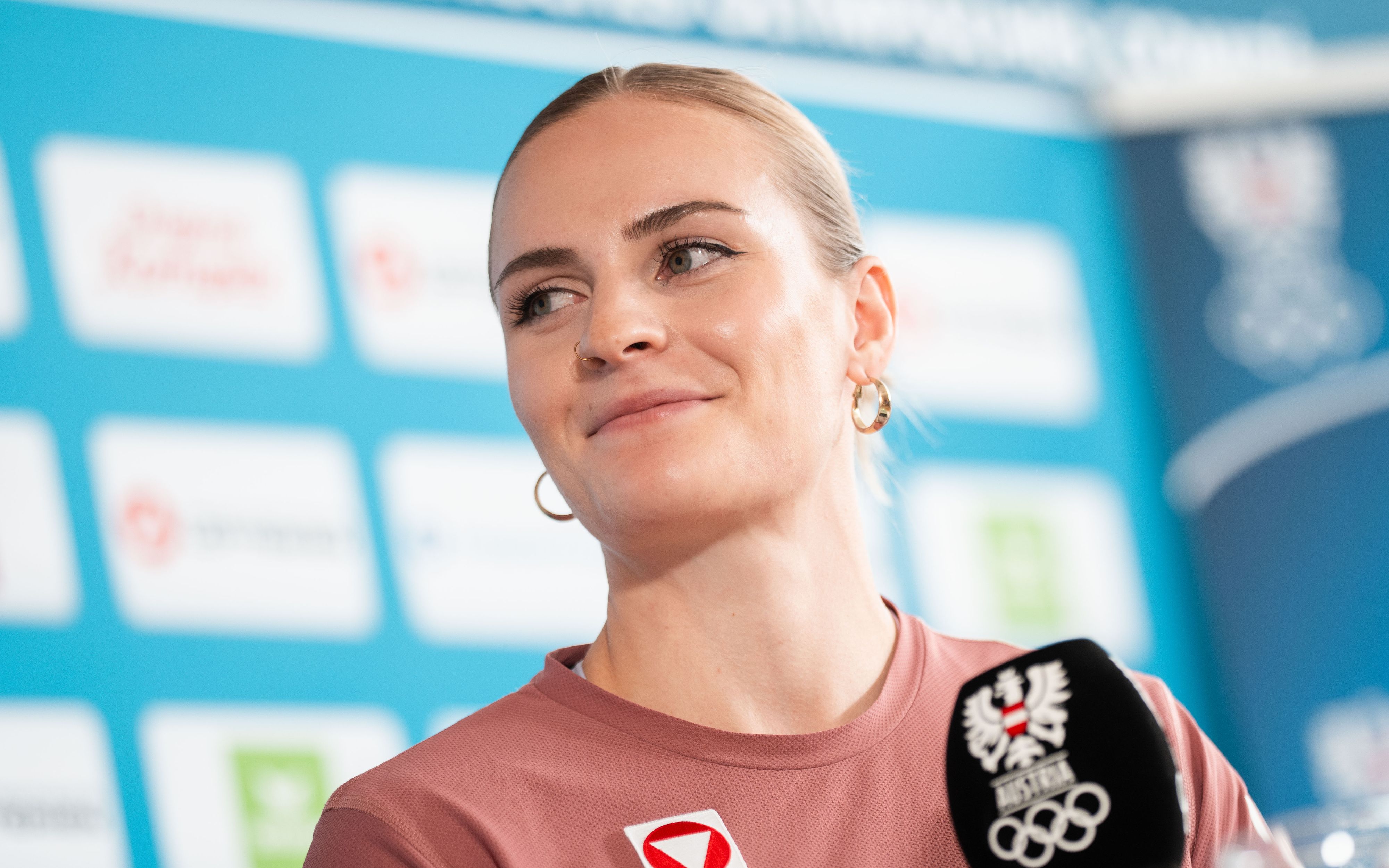 Österreichs Top-Speerwerferin Victoria Hudson. 