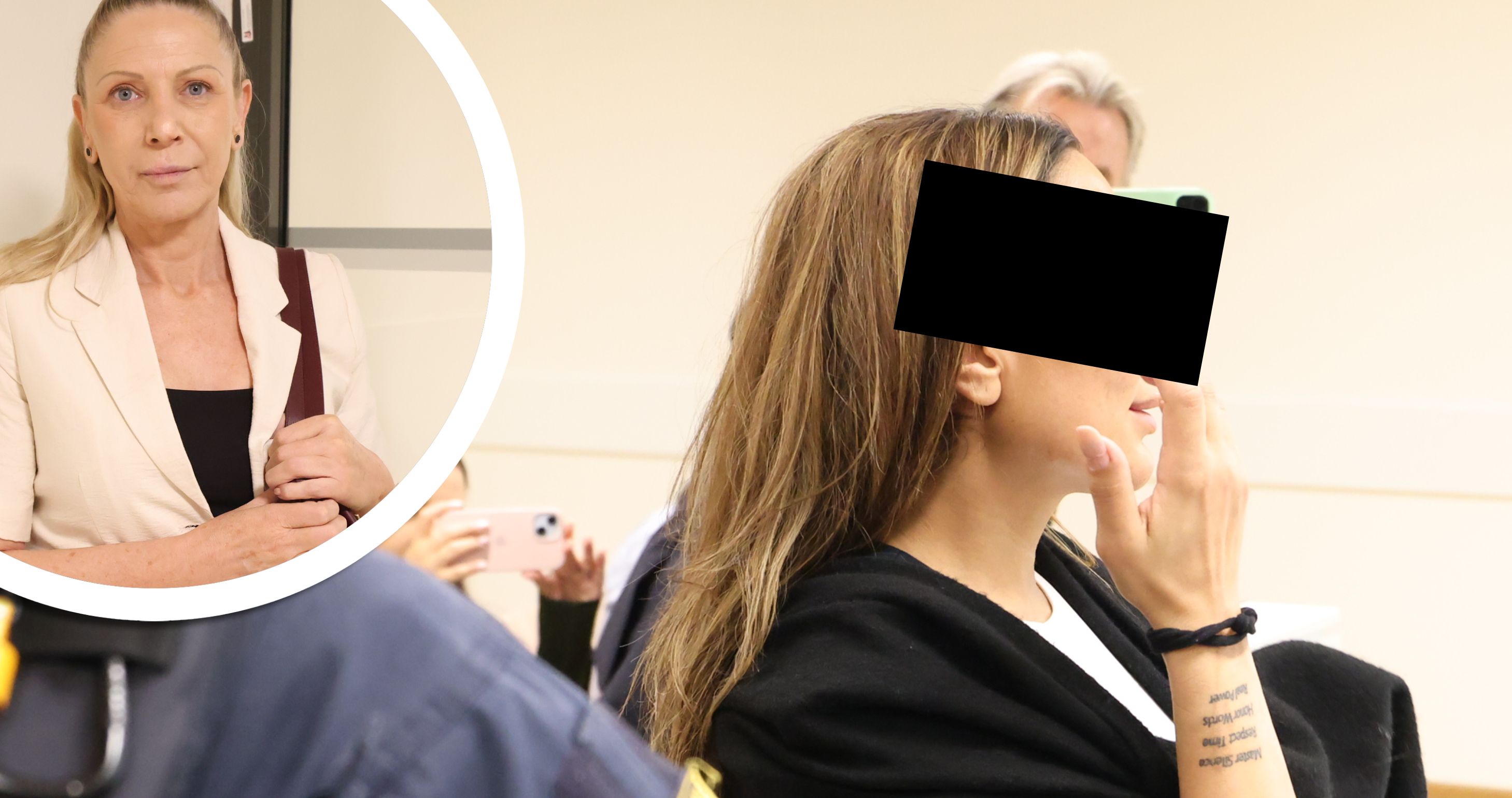 Das Opfer Snezana T. (50) der falschen Beauty-Ärztin (r.) litt körperlich wie seelisch Schmerzen, ihre Nase konnte gerade noch rekonstruiert werden.