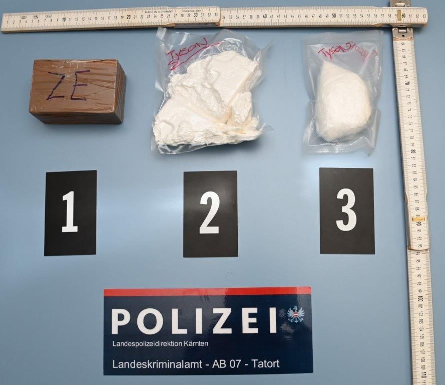 Die Beamten entdeckten das Suchtgift bei einem 35-jährigen Slowenen, als dieser nach Österreich einreisen wollte. 