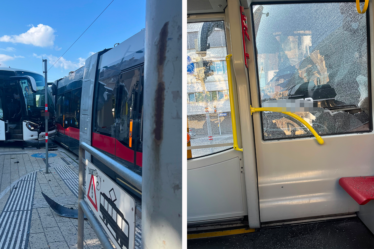 Heute.at - Crash mit Reisebus – Mädchen (4) in Wiener Bim verletzt