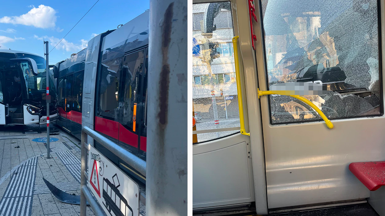 Heute.at - Crash mit Reisebus – Mädchen (4) in Wiener Bim verletzt