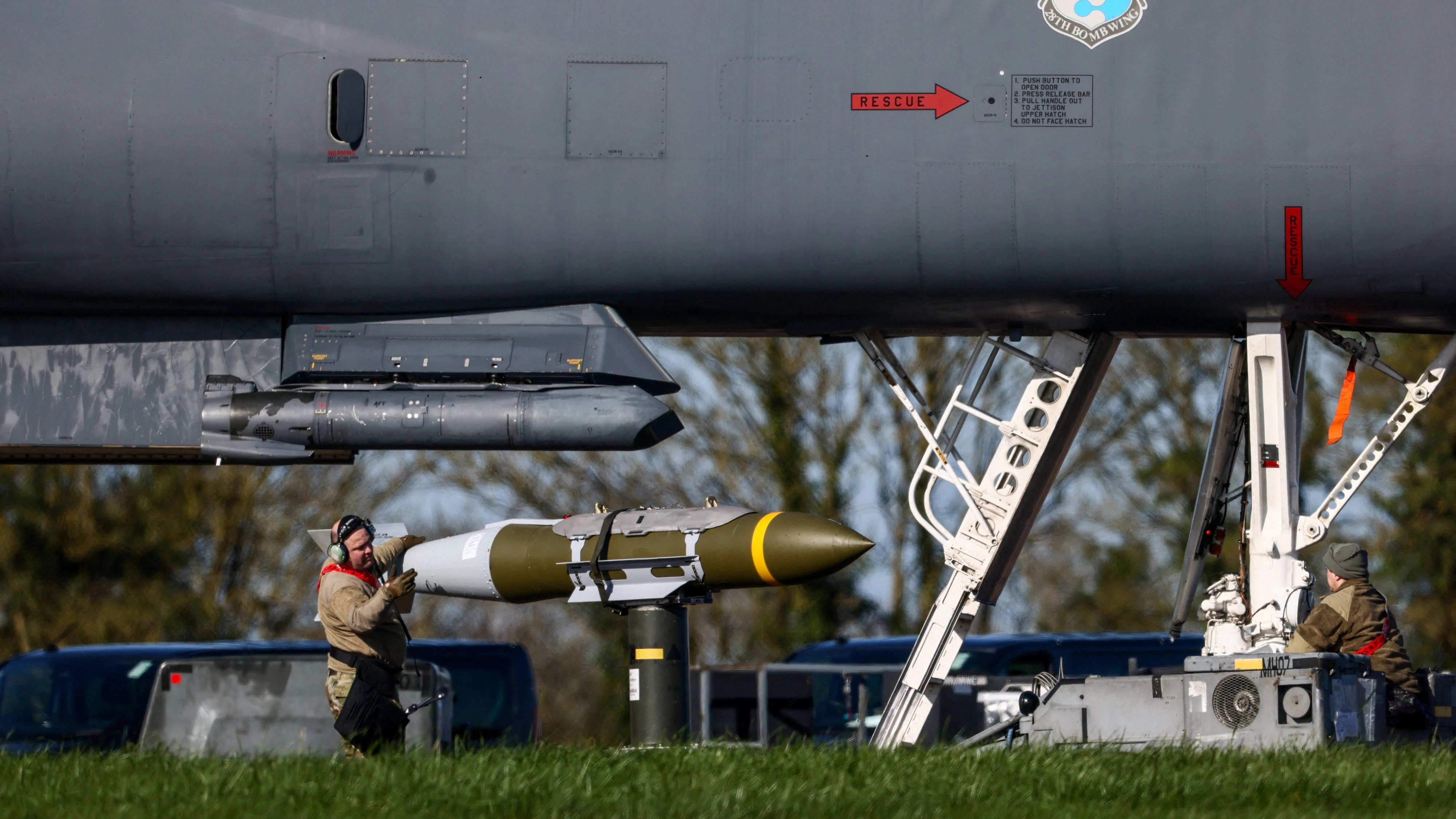 Die B-1 zählt zu den schlagkräftigsten Bombern der US-Luftwaffe und kann bis zu 24 Bomben transportieren.