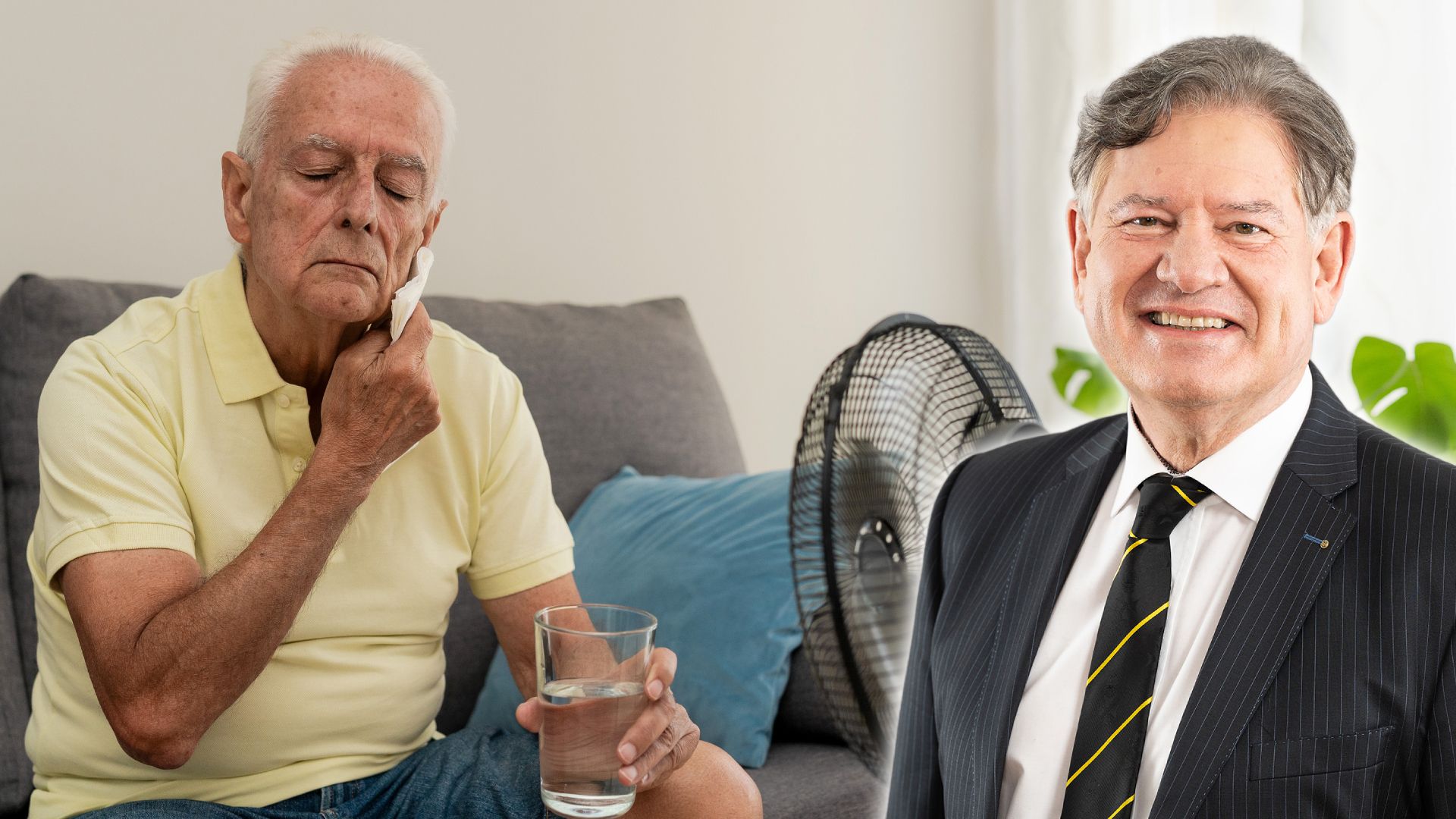 Dr. Johannes Neuhofer, Referent für Seniorenangelegenheiten in der Ärztekammer OÖ, gibt Tipps, wie die ältere Bevölkerung gut durch die Hitzewelle kommen kann. (Symbolbild)
