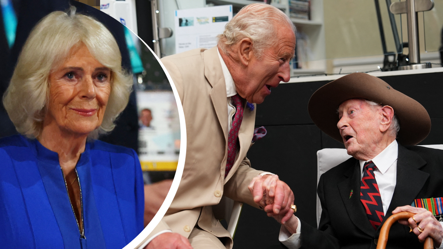 Männer unter sich: Charles scherzte bei einem Event über Ehefrau Camilla.