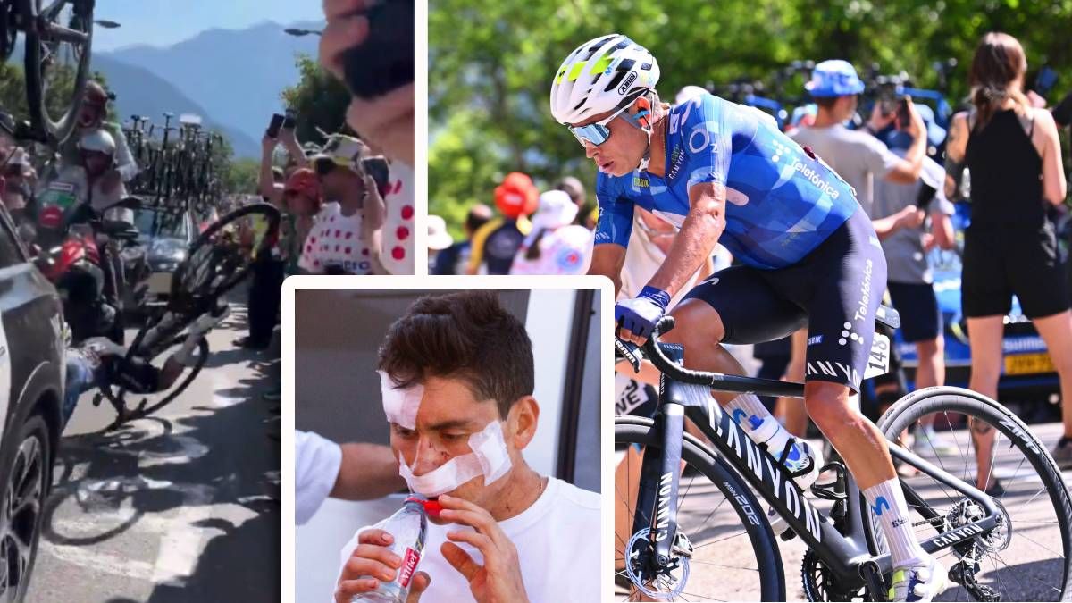 Rad-Ass Einer Rubio ist bei der Tour de France schwer zu Sturz gekommen. 