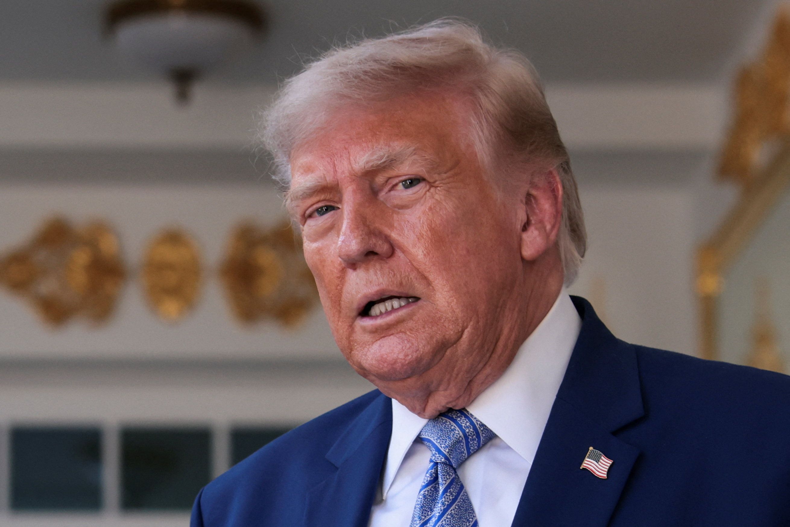 US-Präsident Donald Trump warnt Russland und China. 