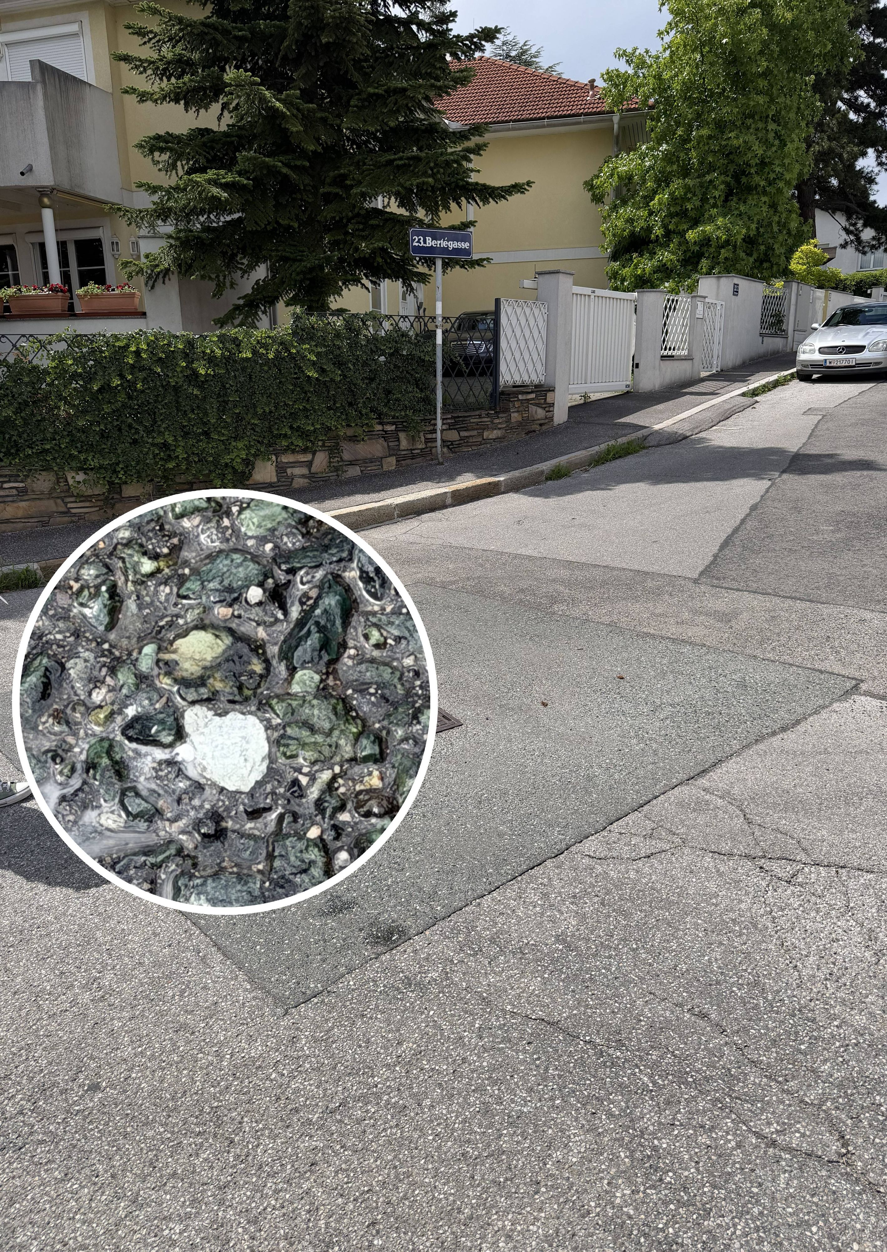 Auf mehreren Wiener Straßen wurde Asbest nachgewiesen.
