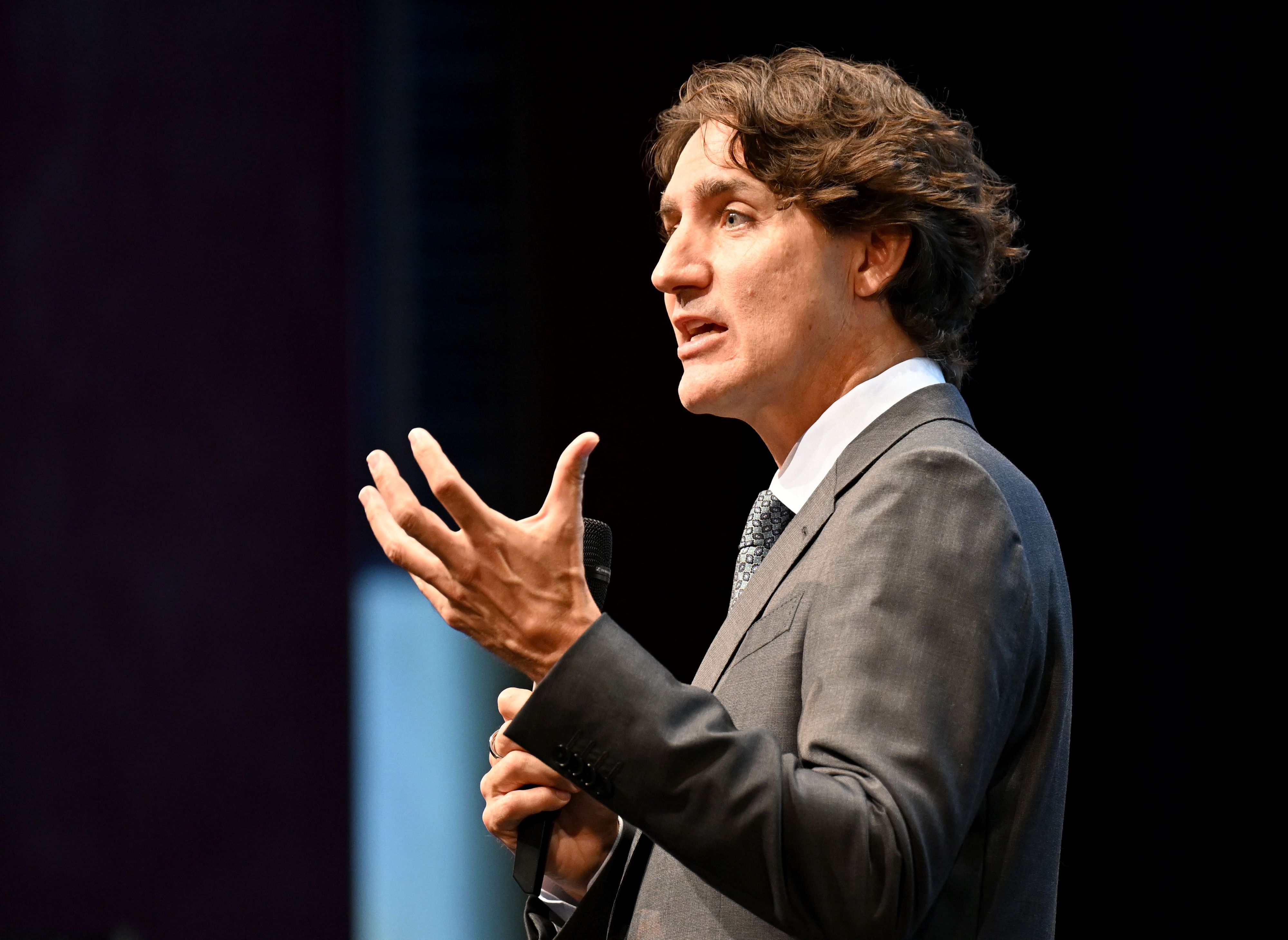 Der frühere kanadische Premierminister Justin Trudeau beim Salzburg Summit der Industriellenvereinigung.