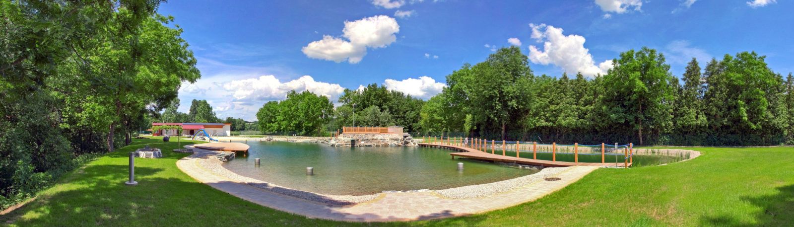 Am Naturbadesee Markt St. Martin gilt ab sofort ein Badeverbot.