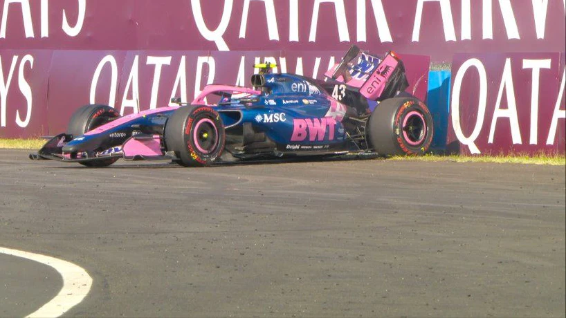 Heute.at - F1-Star crasht im Training, Verstappen hat Sitz-Problem