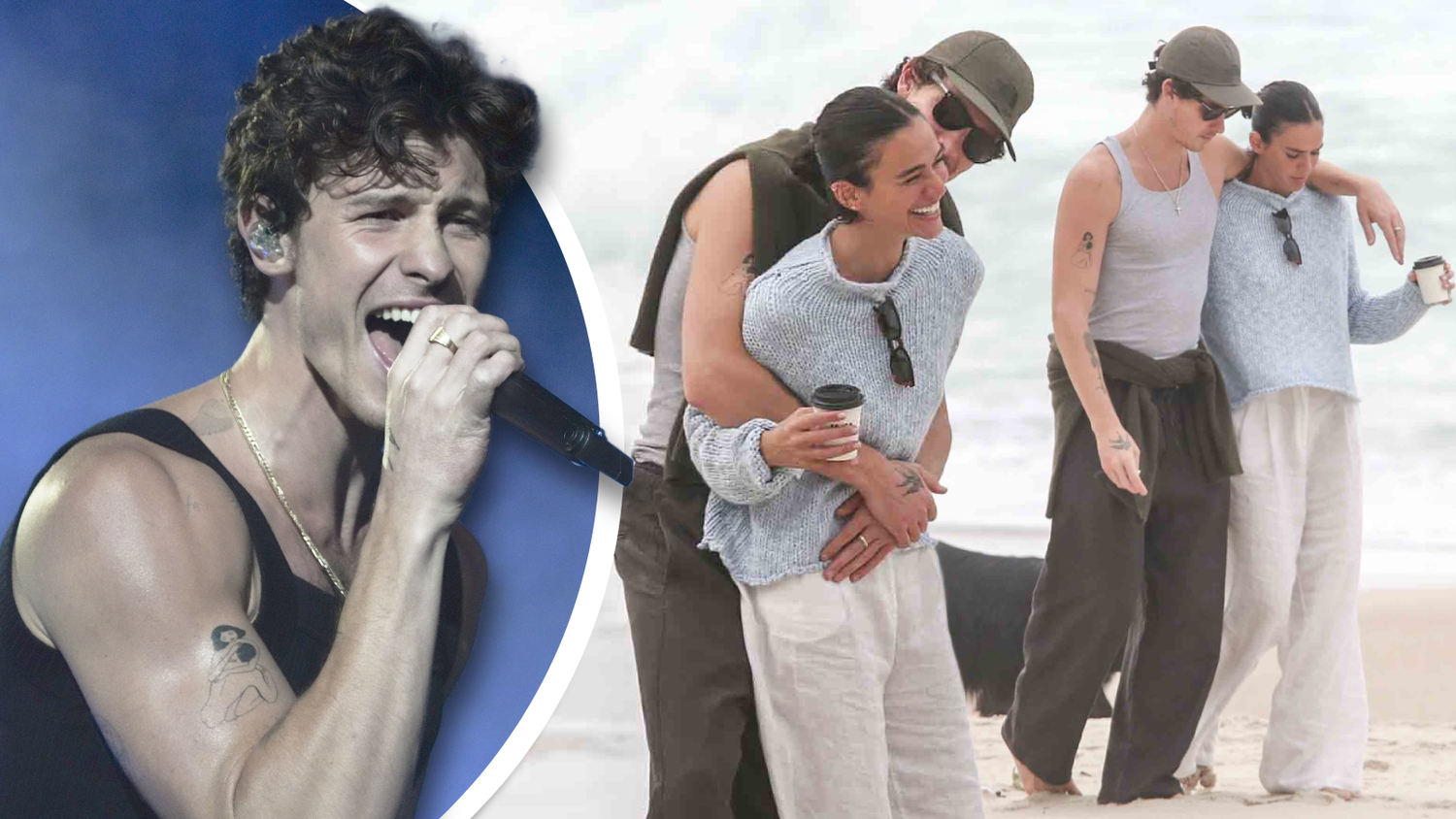 Shawn Mendes zeigt sich mit seiner Freundin Bruna.