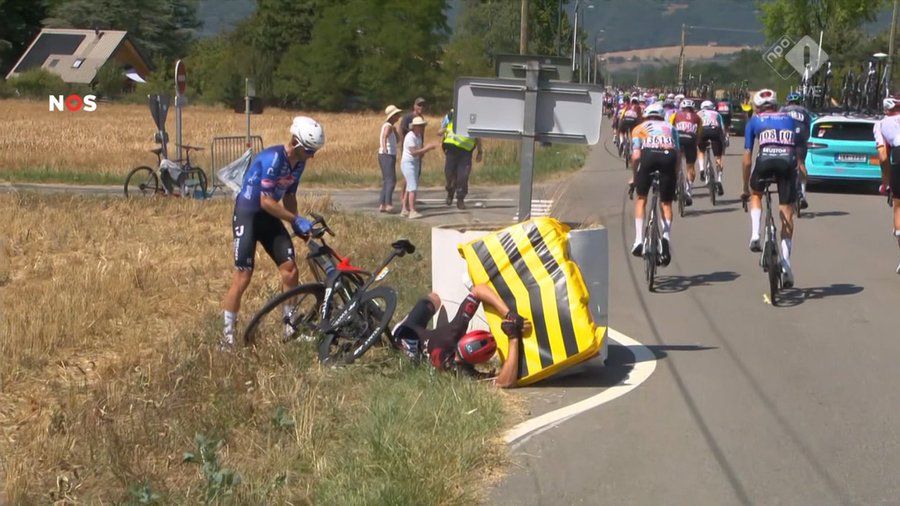 Österreichs Rad-Ass Marco Haller ist zu Sturz gekommen. 