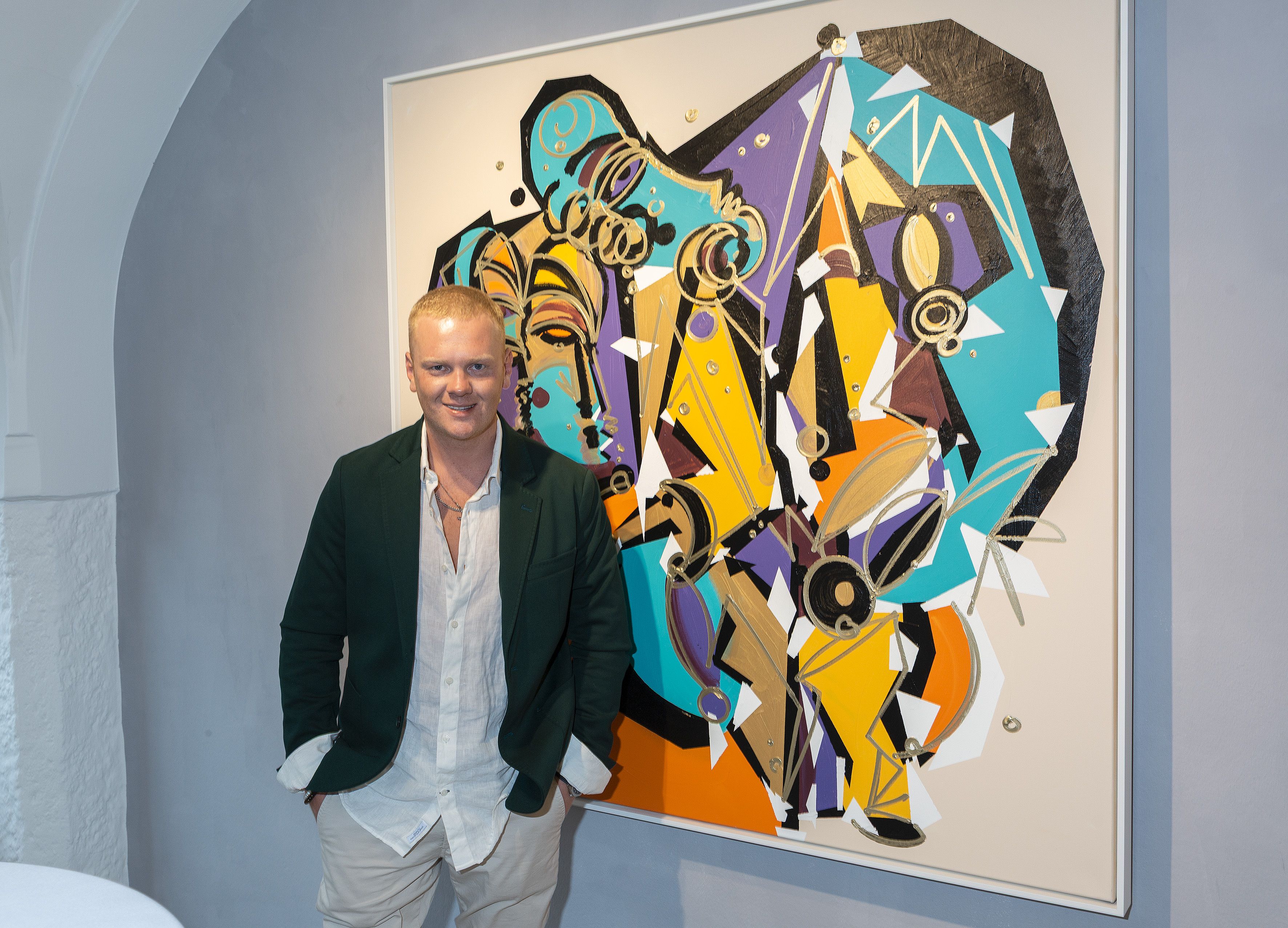 Leon Löwentraut begeisterte mit seiner Ausstellung 