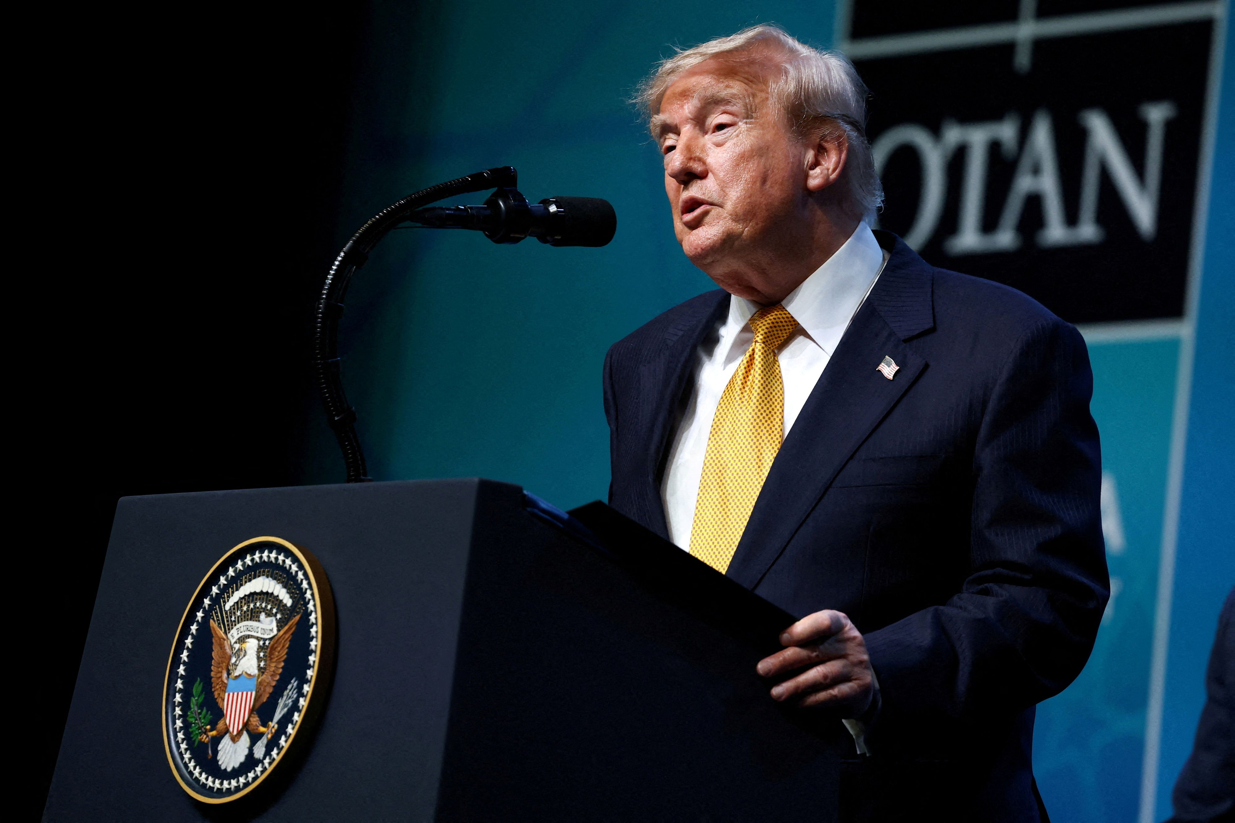 Deswegen wechselte US-Präsident Donald Trump den Flieger.