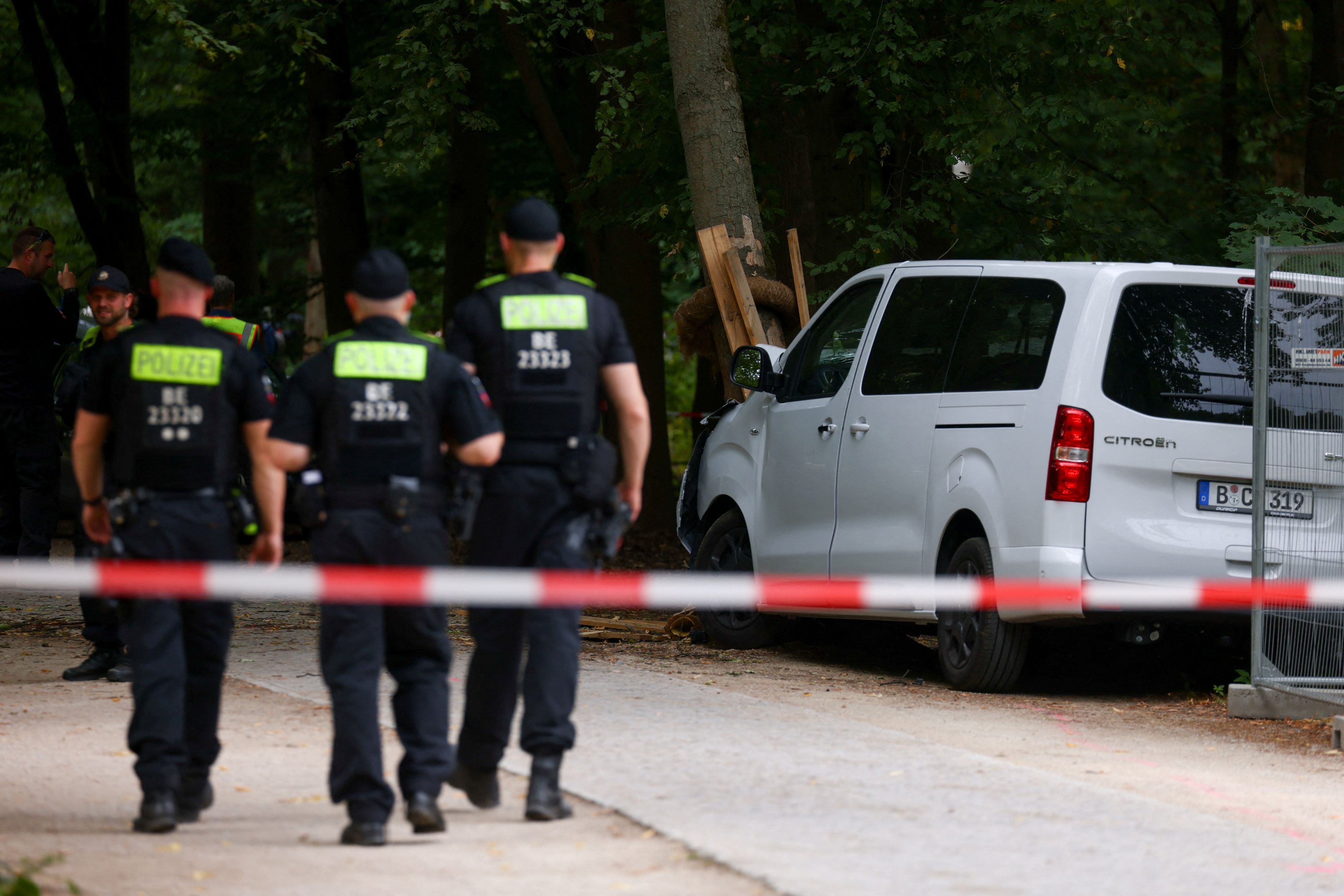 Mit diesem Transporter soll Abdul B. den Anschlag verübt haben.