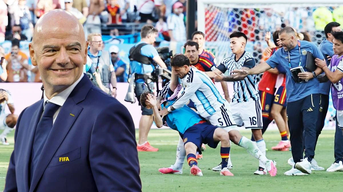 Heute.at - Infantino lobt Prügel-Argentinier nach Final-Skandal