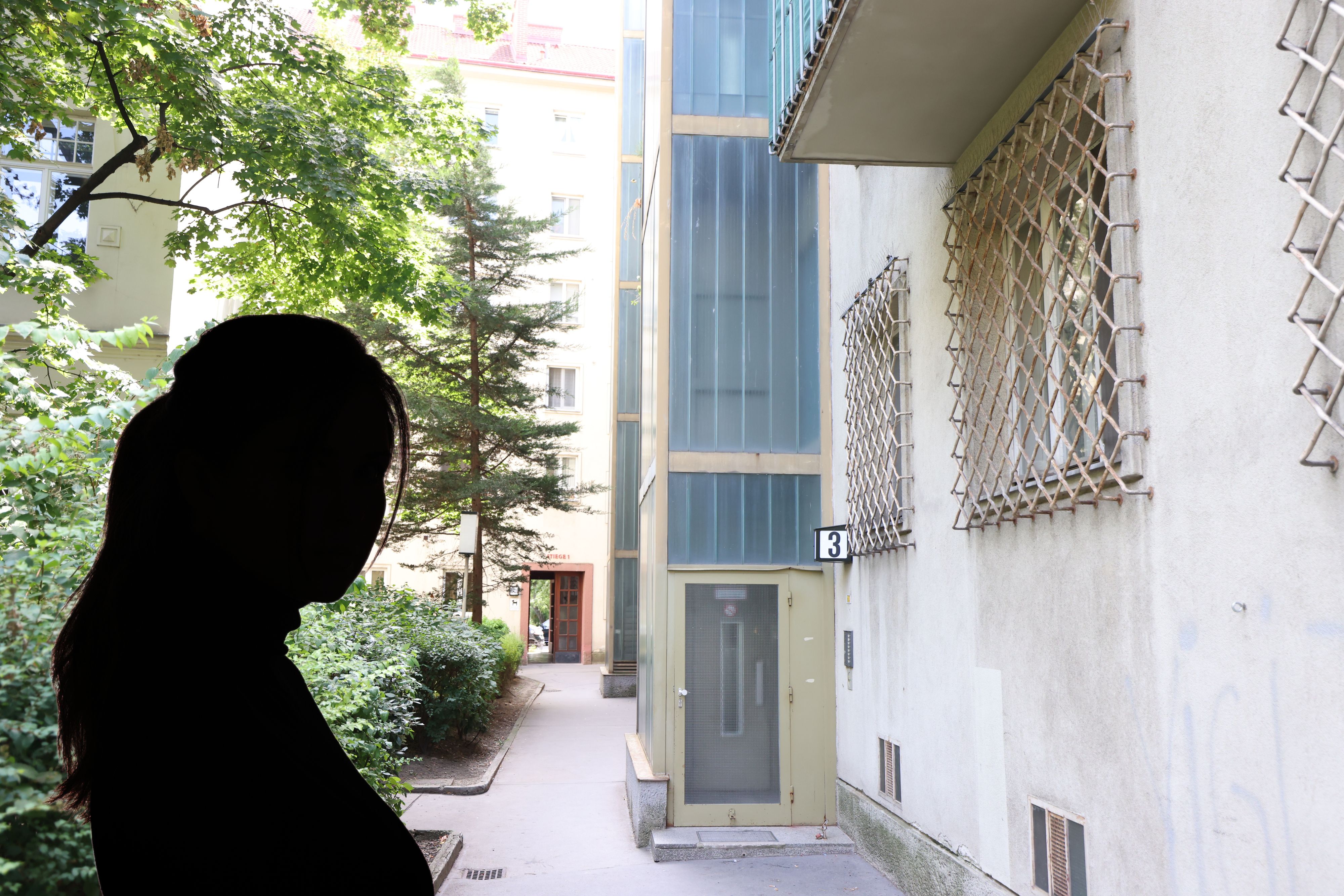 Das Opfer (14) soll im Stiegenhaus vom Iraker (15) vergewaltigt worden sein.