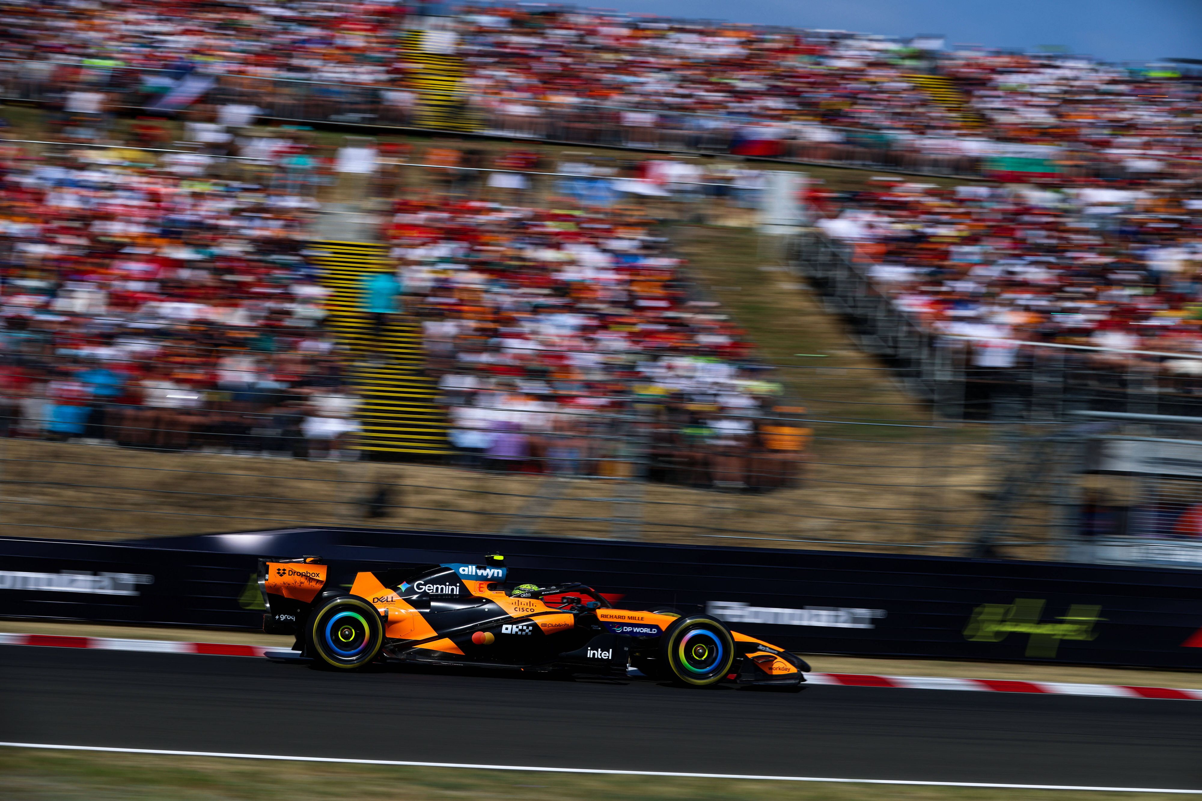 Lando Norris fuhr in Ungarn zum Sieg. 