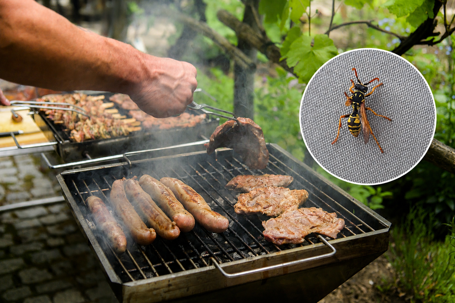 Am Wochenende störten Tausende Wespen laue Grillabende.