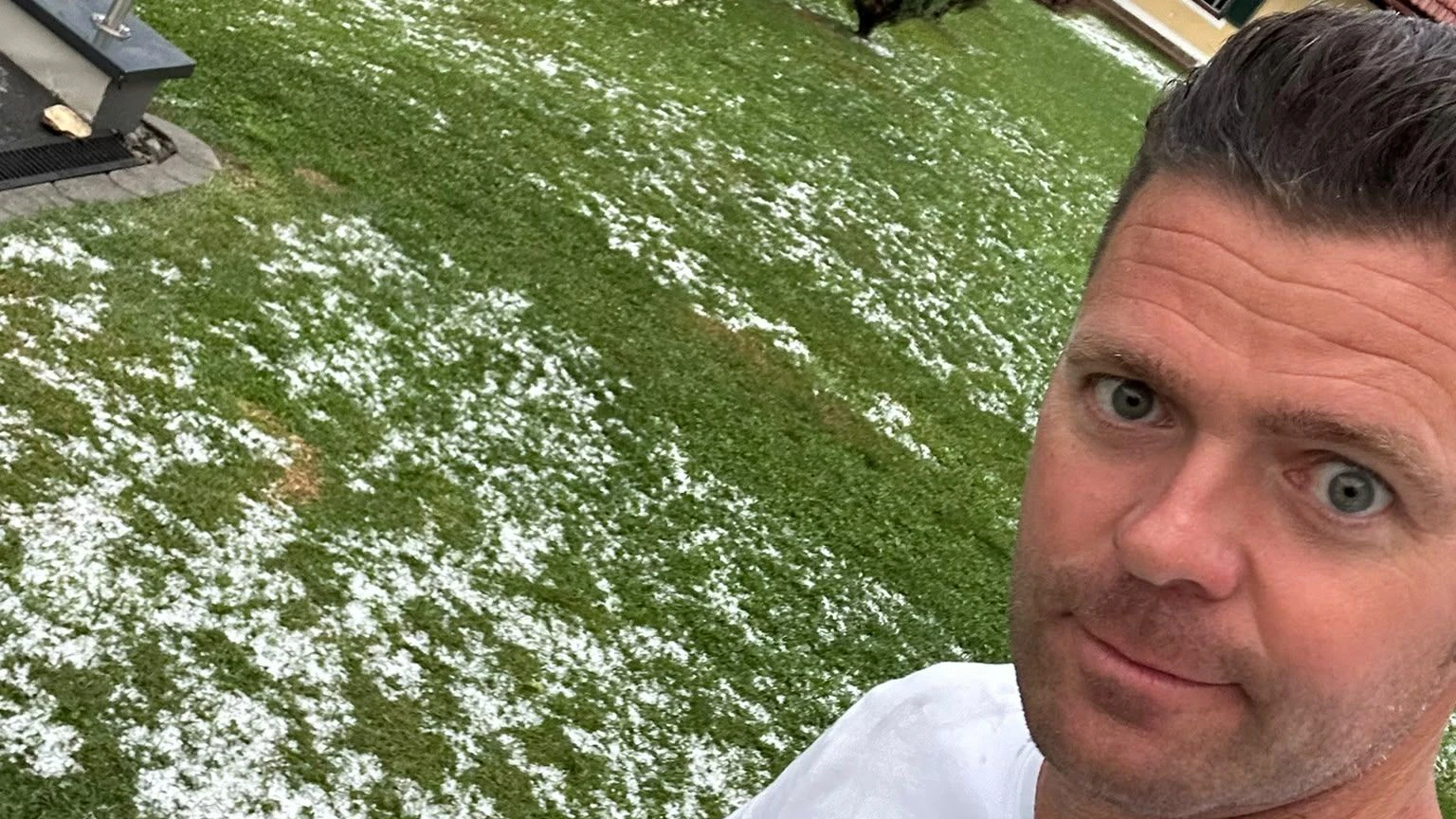 Auch Fotos belegen das heftige Hagel-Unwetter.
