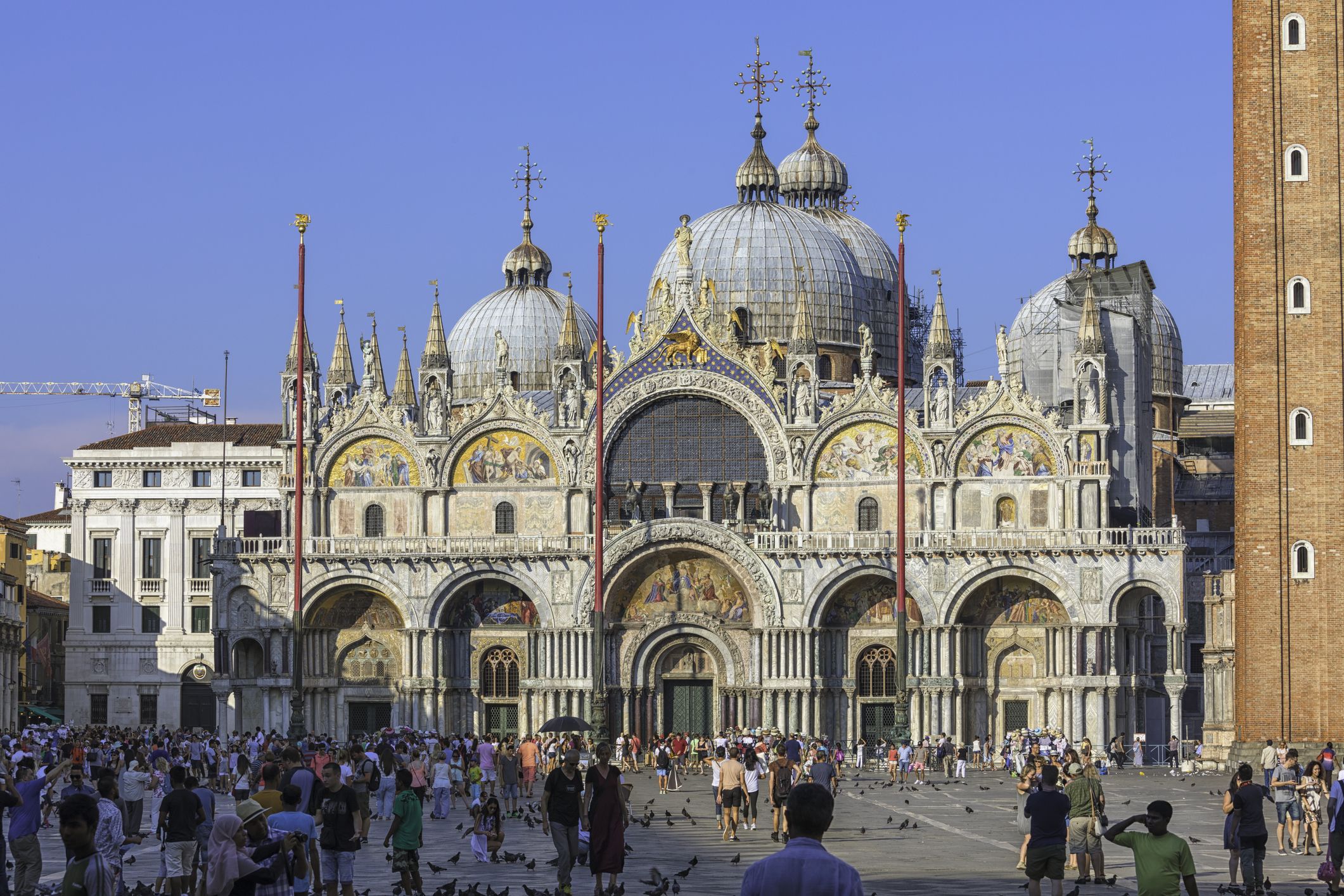 Der Markusdom in Venedig. 