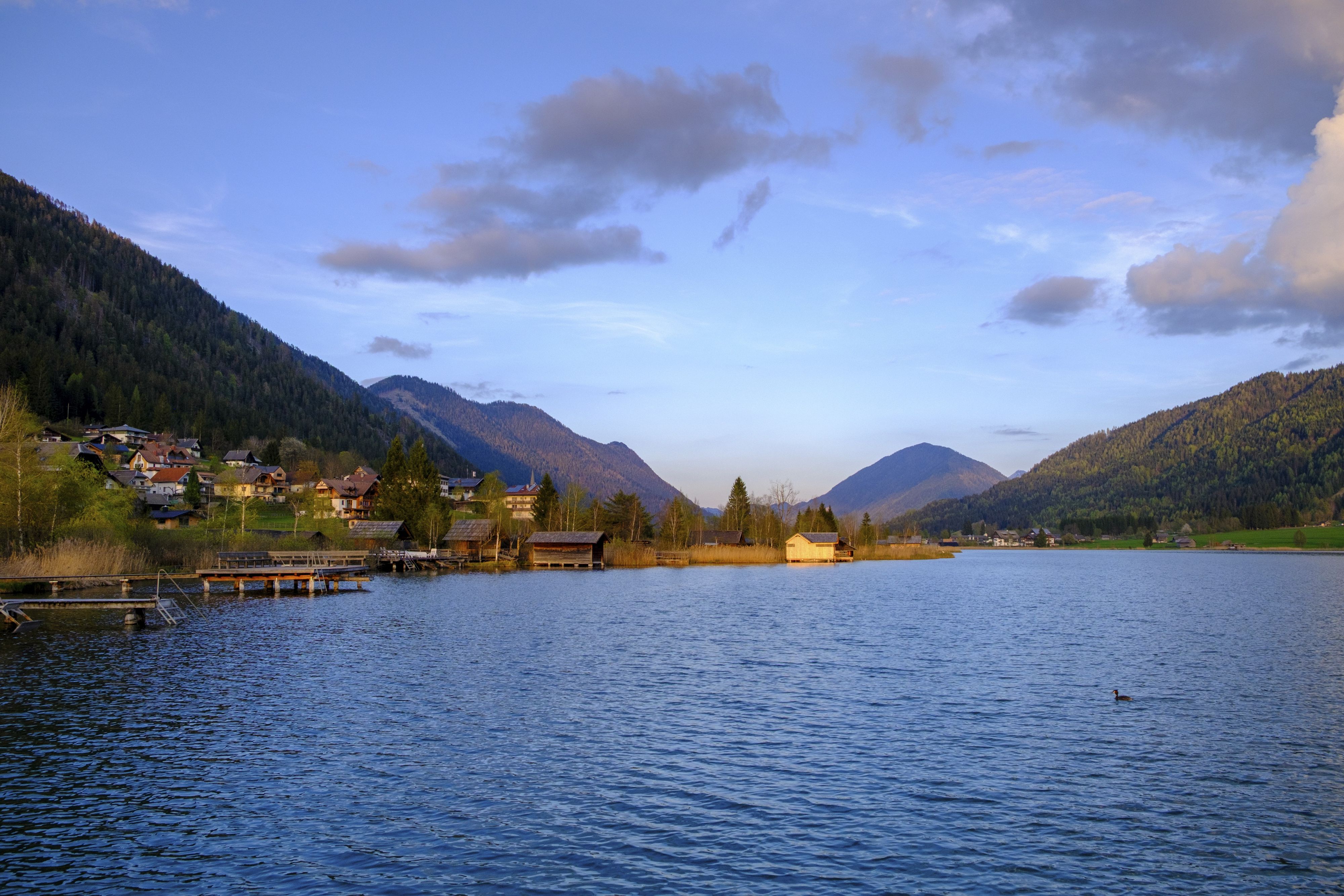 Die Gruppe geriet am Wochenende am Weißensee in Not.