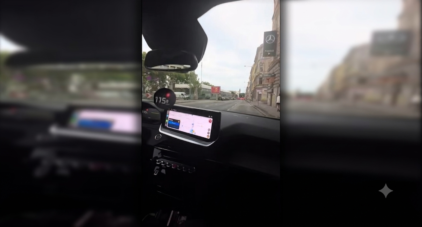 Der Raser nimmt keinerlei Rücksicht auf Verluste bei seinem Höllentempo am Wiener Gürtel. 