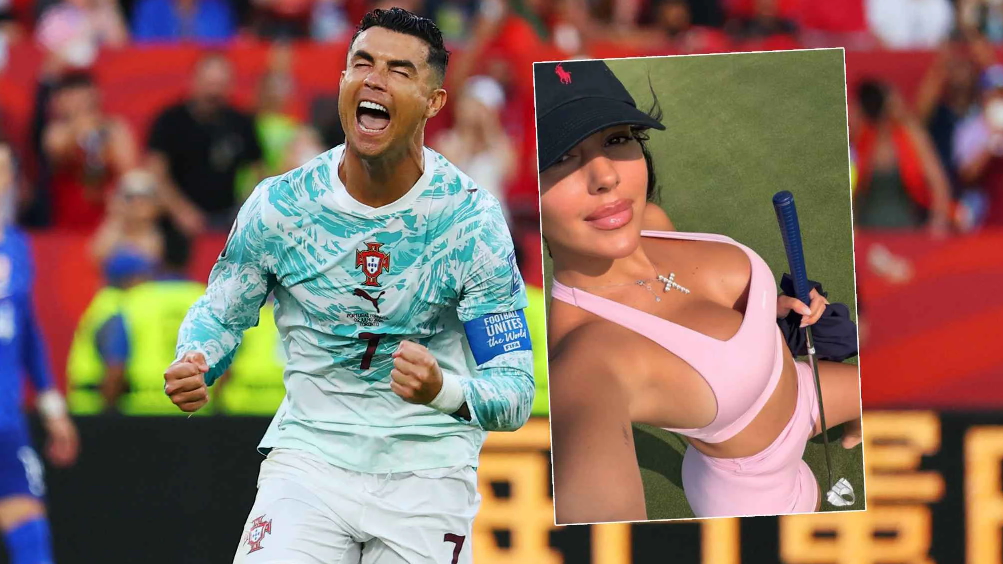 Heute.at - Wirbel wegen Golf-Look! Ronaldo-Verlobte in der Kritik