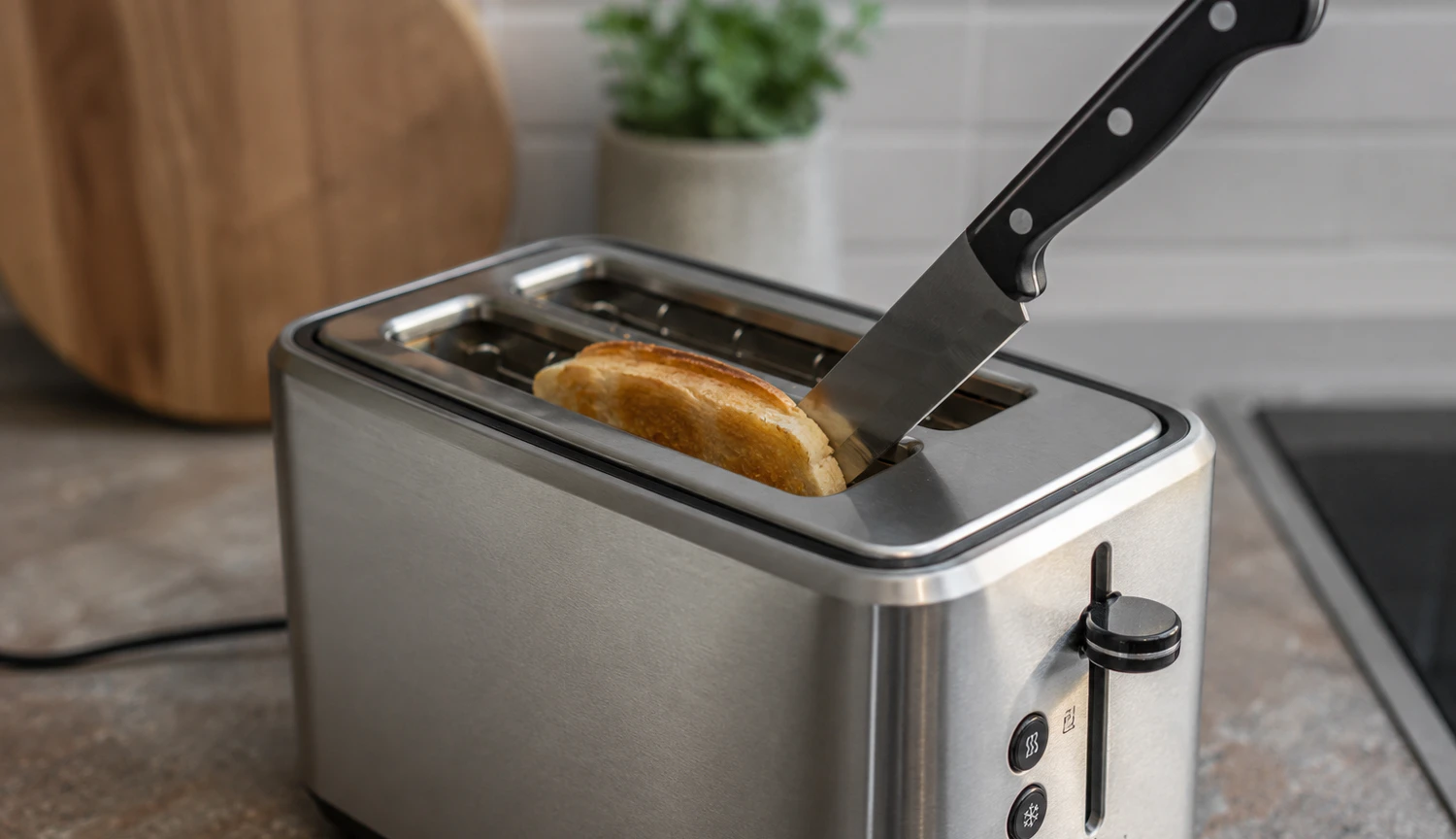 Heute.at - Messer im Toaster? So riskant ist der Griff ins Gerät