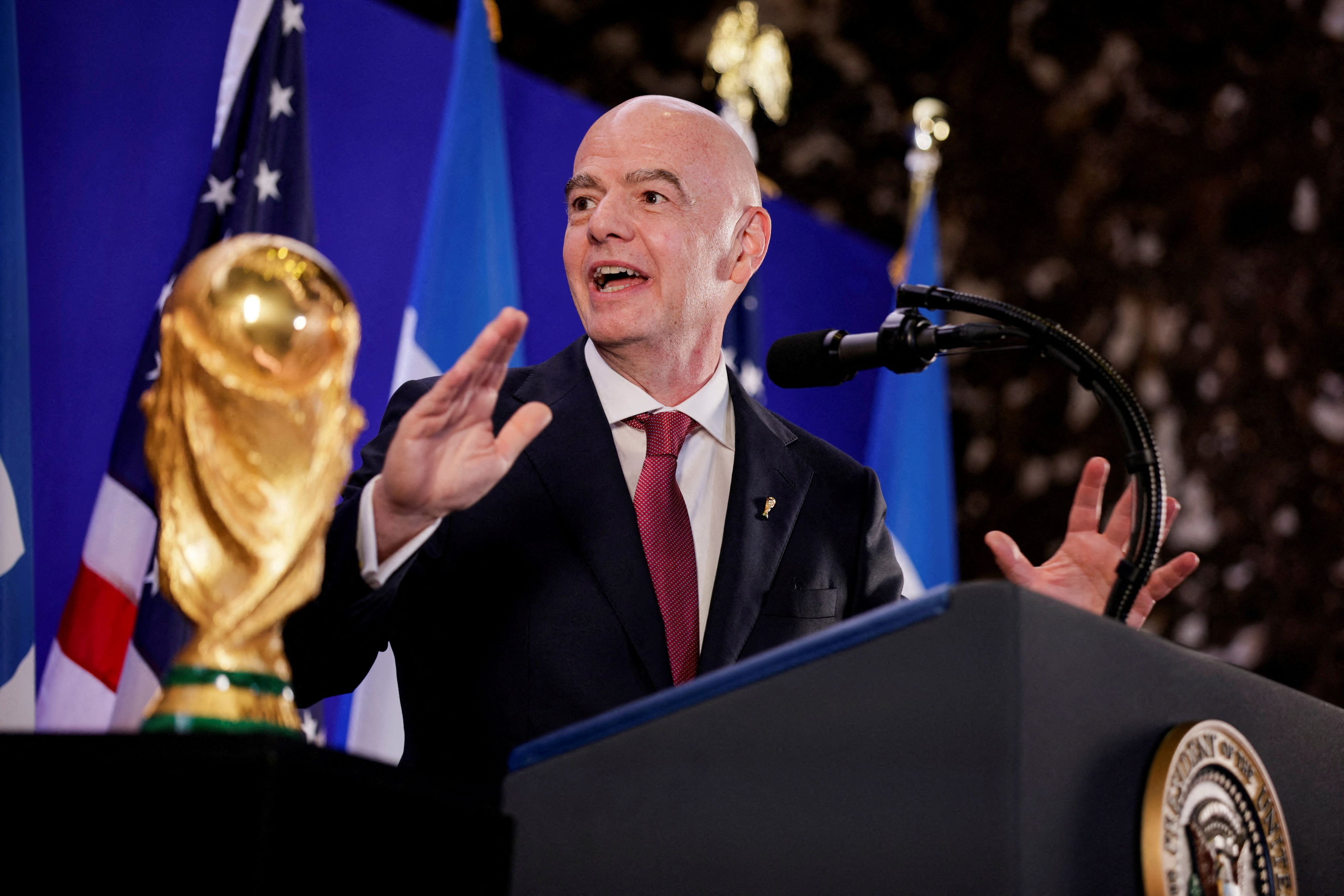FIFA-Boss Gianni Infantino hatte einiges am Herzen.